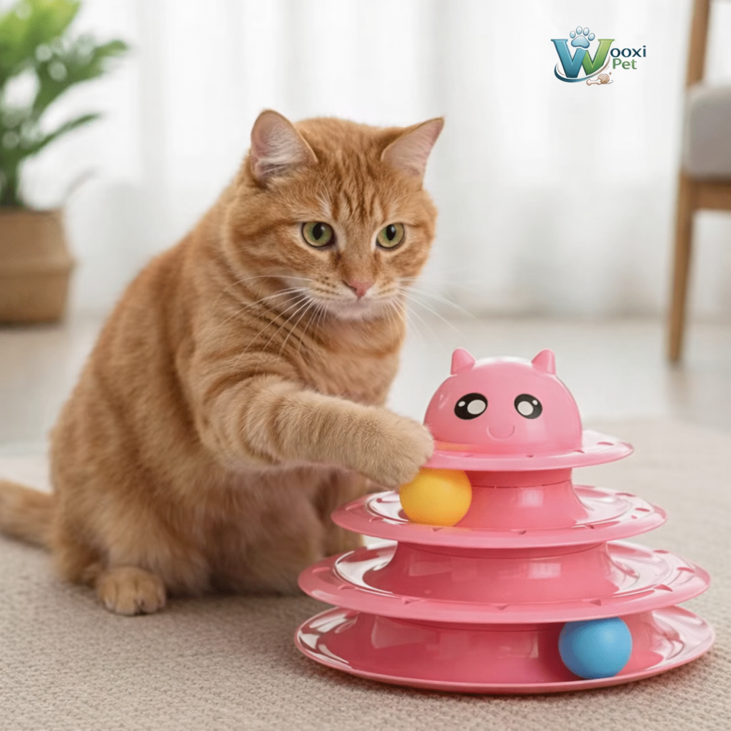 Juguete interactivo para gatos 