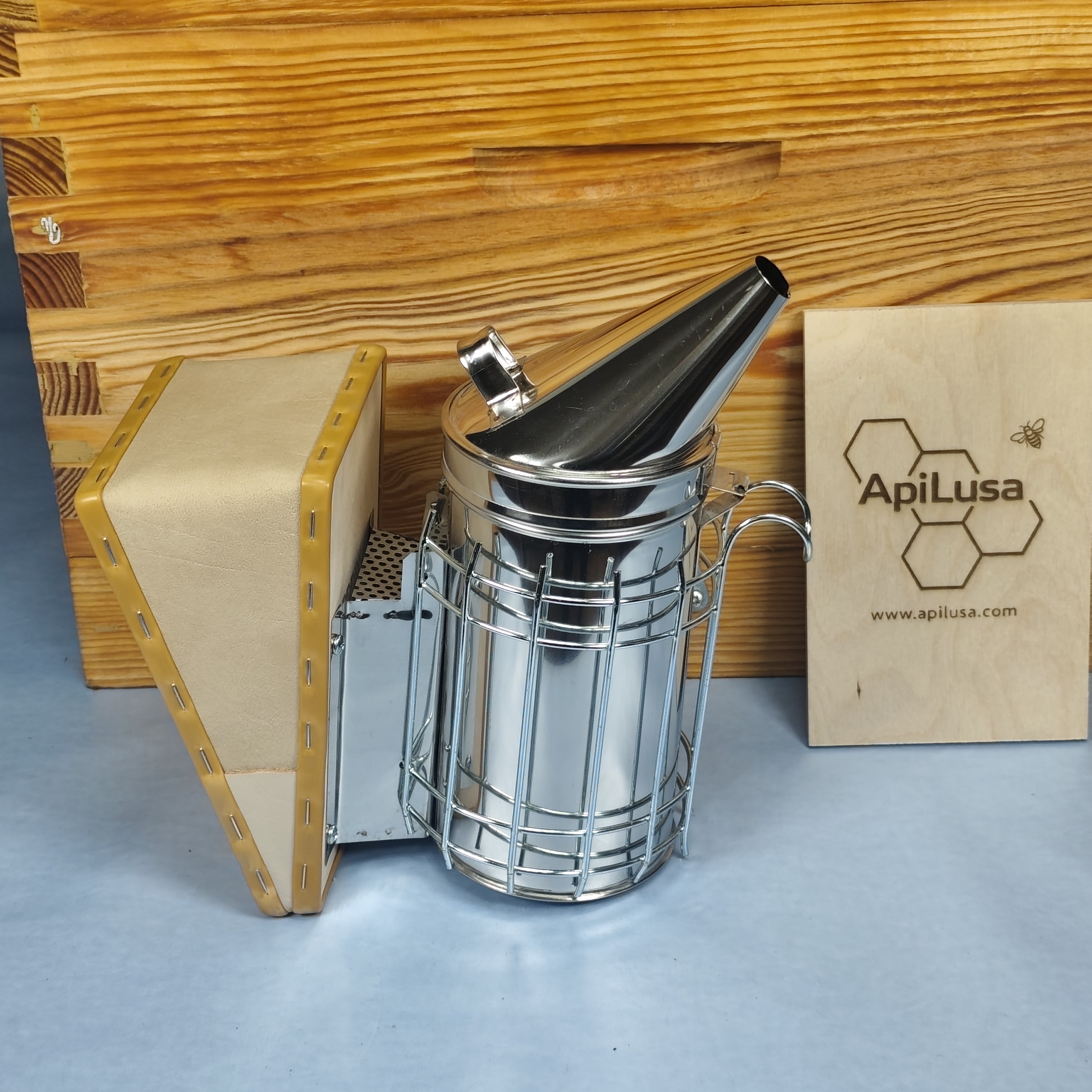 Fumigador antichispa aço inox com proteção