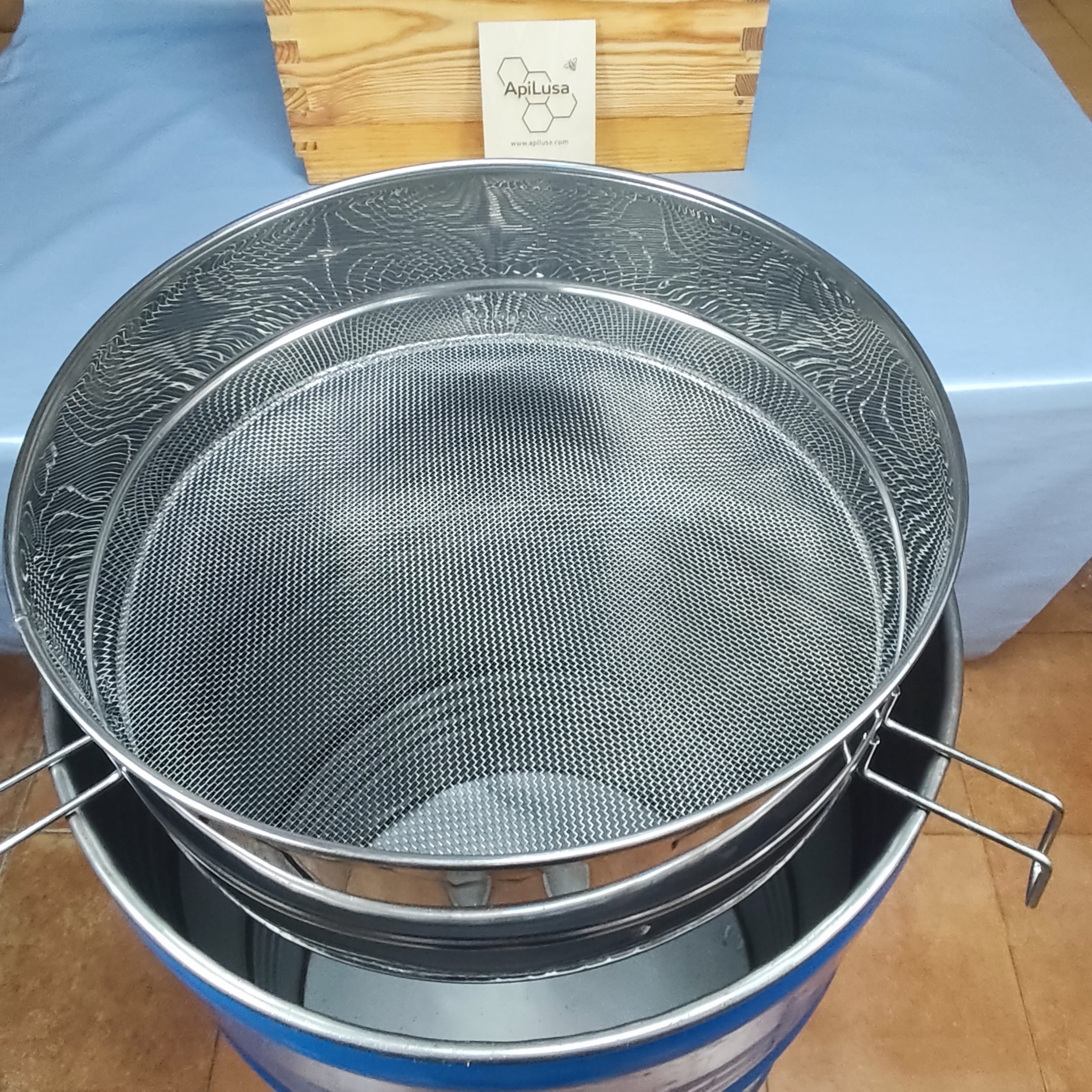 Stainless Steel Honey Filter/Sieve - Wide Mesh - 44 cm