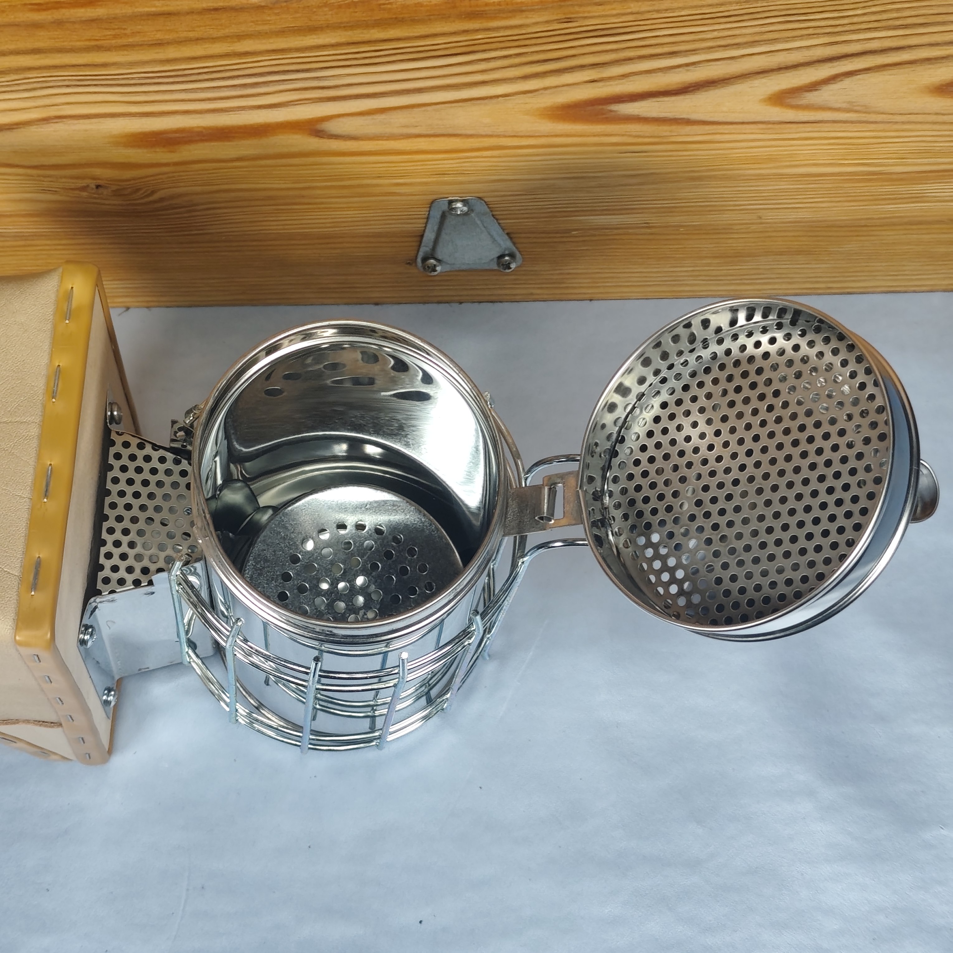 Fumigador antichispa aço inox com proteção