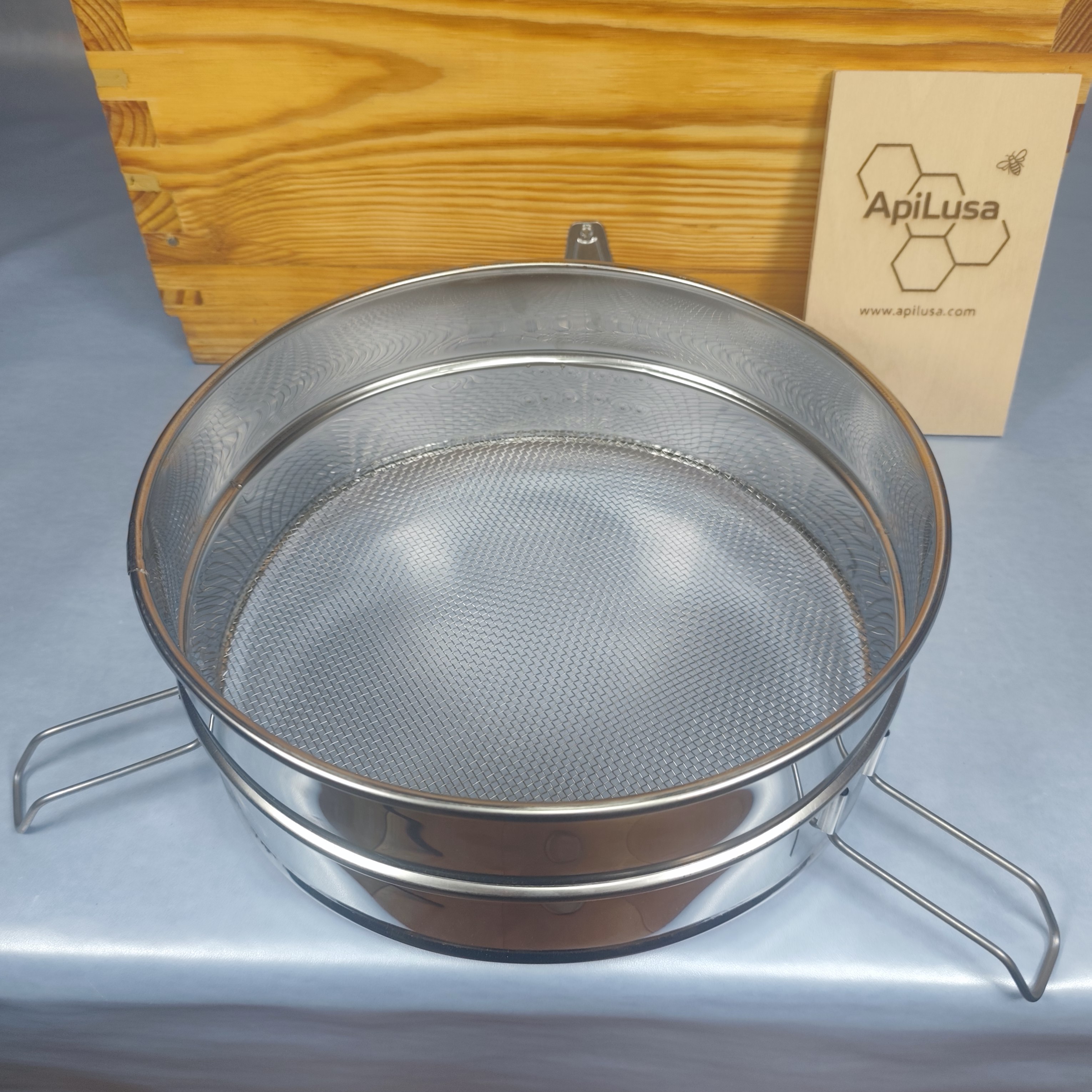 Stainless Steel Honey Filter/Strainer - Wide Mesh - 31 cm