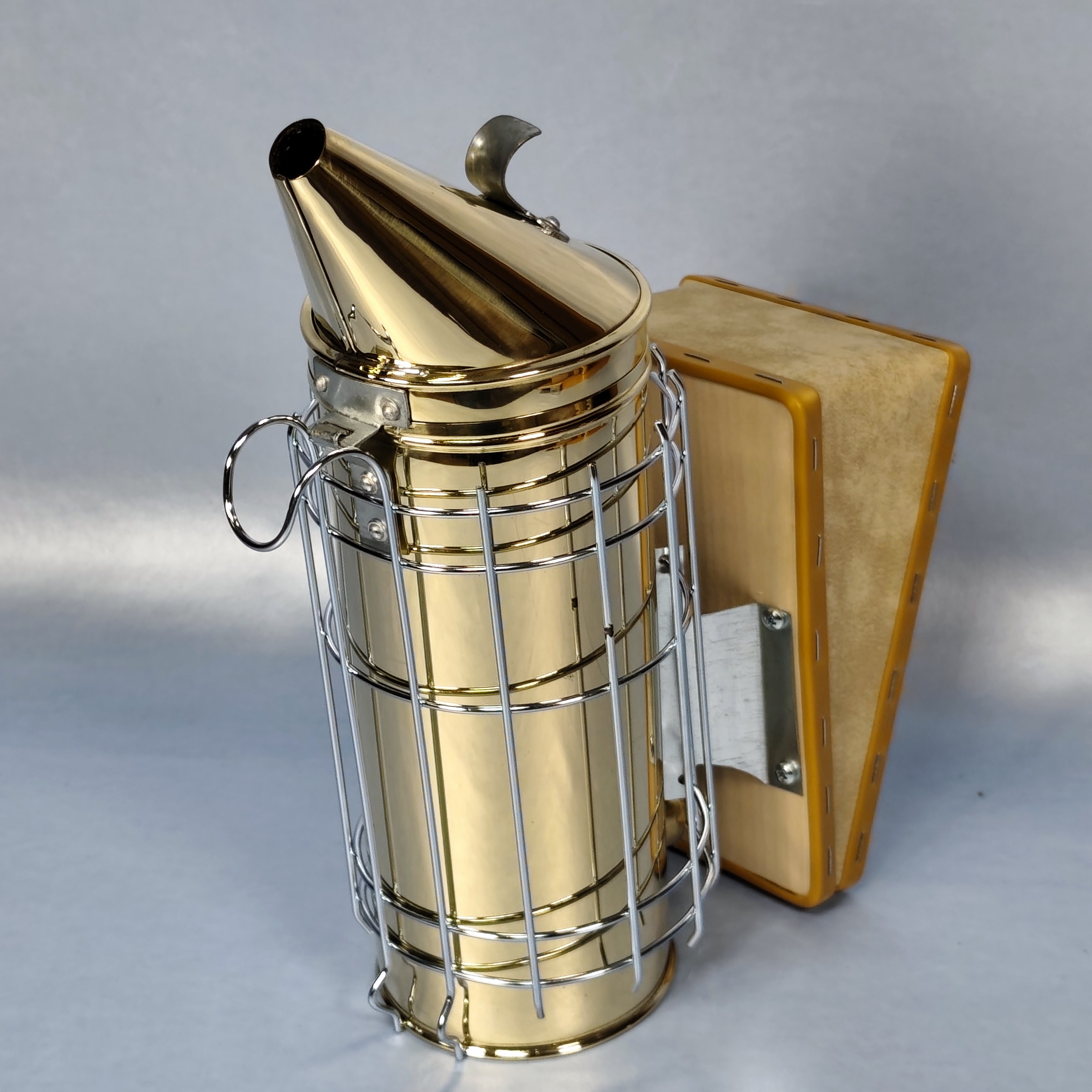 Giant Brass Smoker with Heat Shield