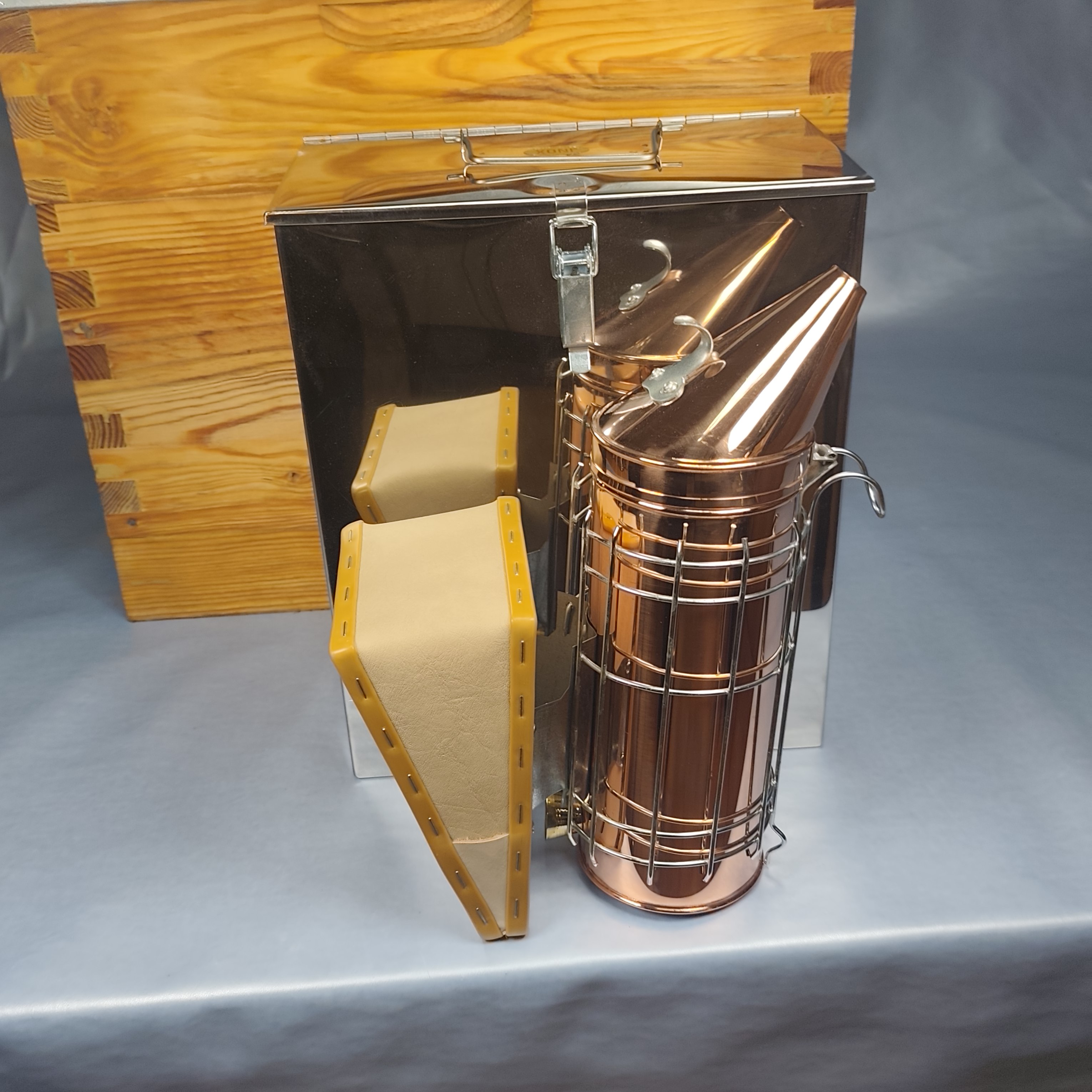 Caixa inox para fumigadores gigantes