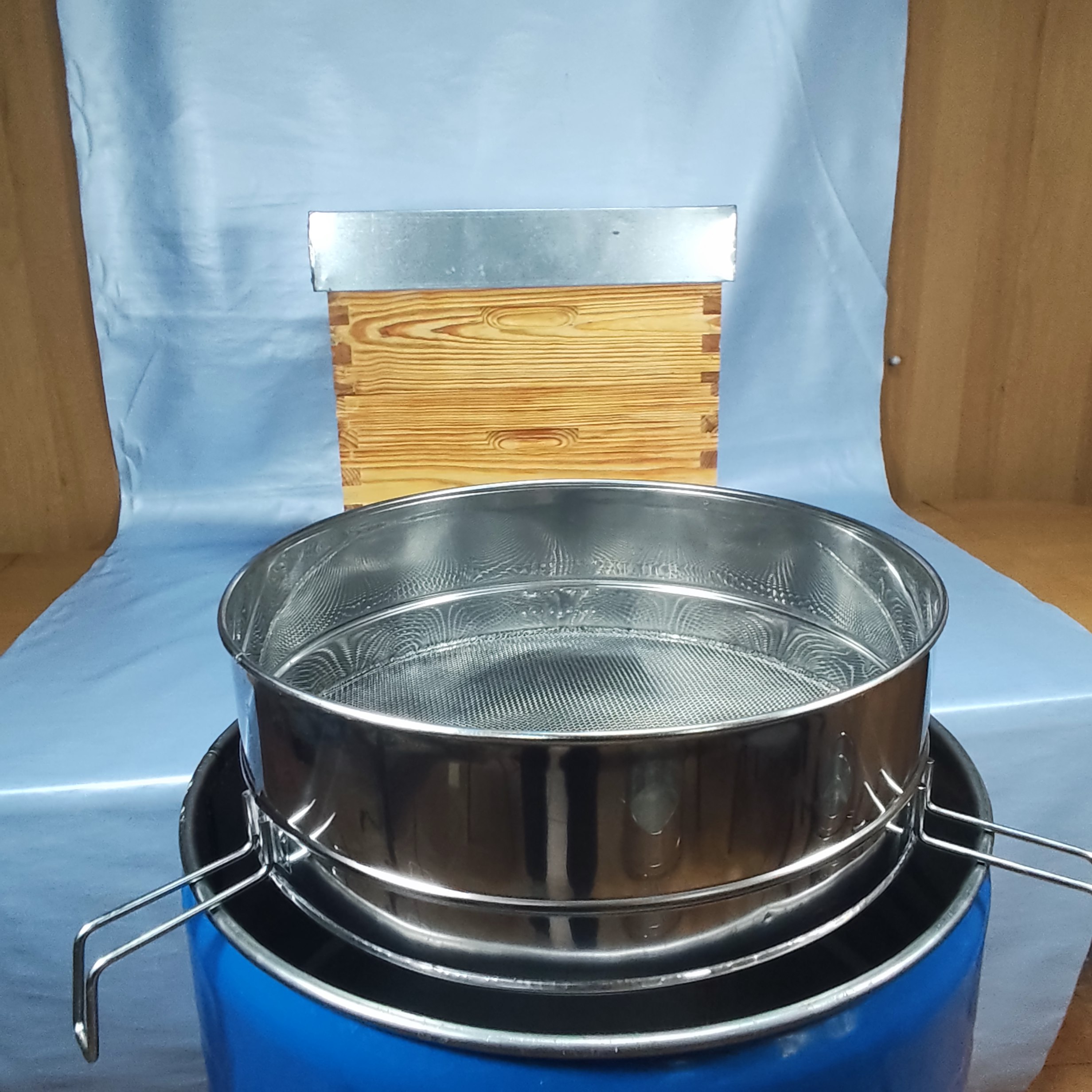 Stainless Steel Honey Filter/Sieve - Wide Mesh - 48 cm