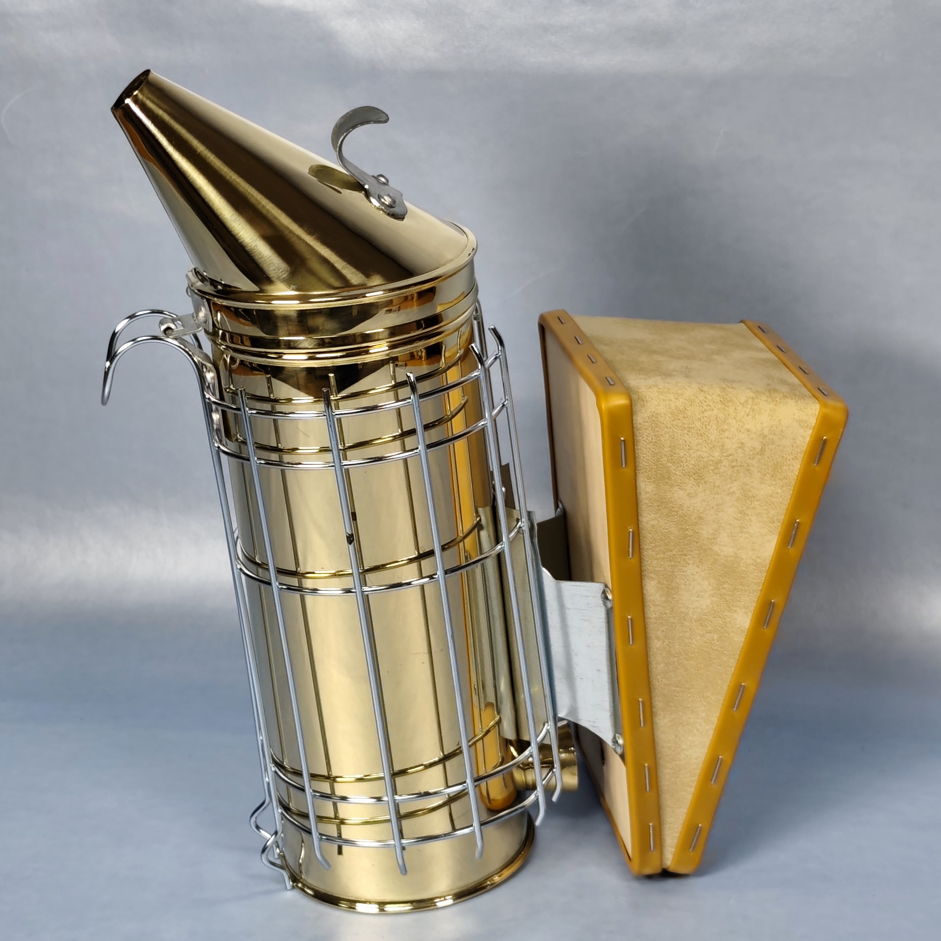 Giant Brass Smoker with Heat Shield