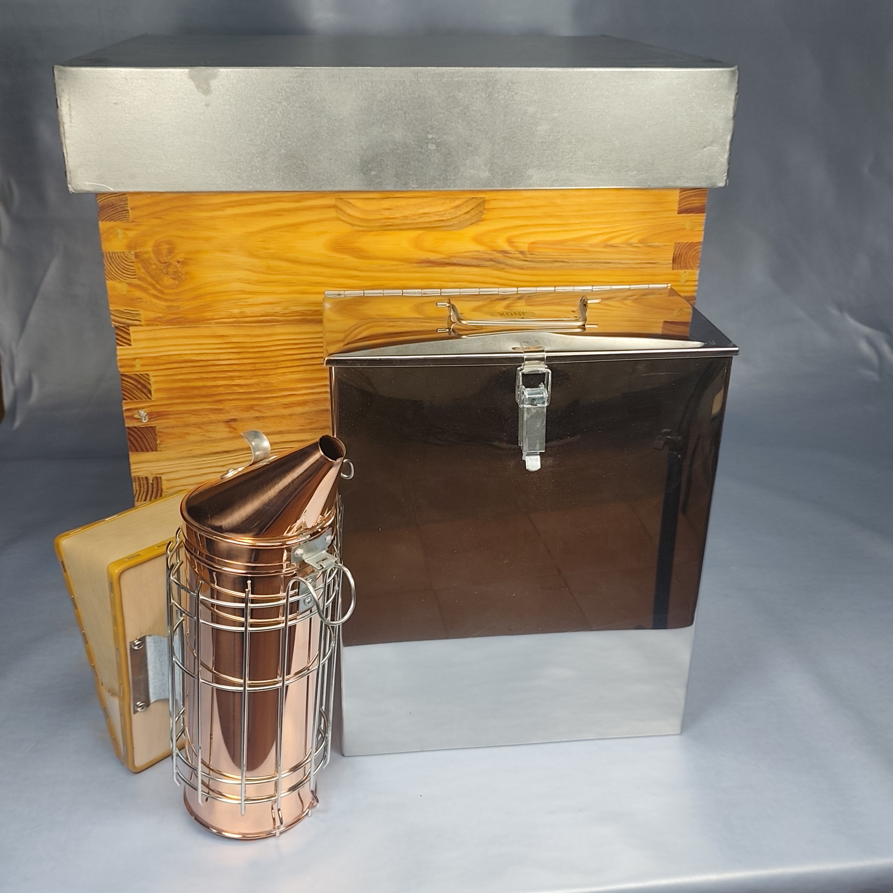 Caixa inox para fumigadores gigantes