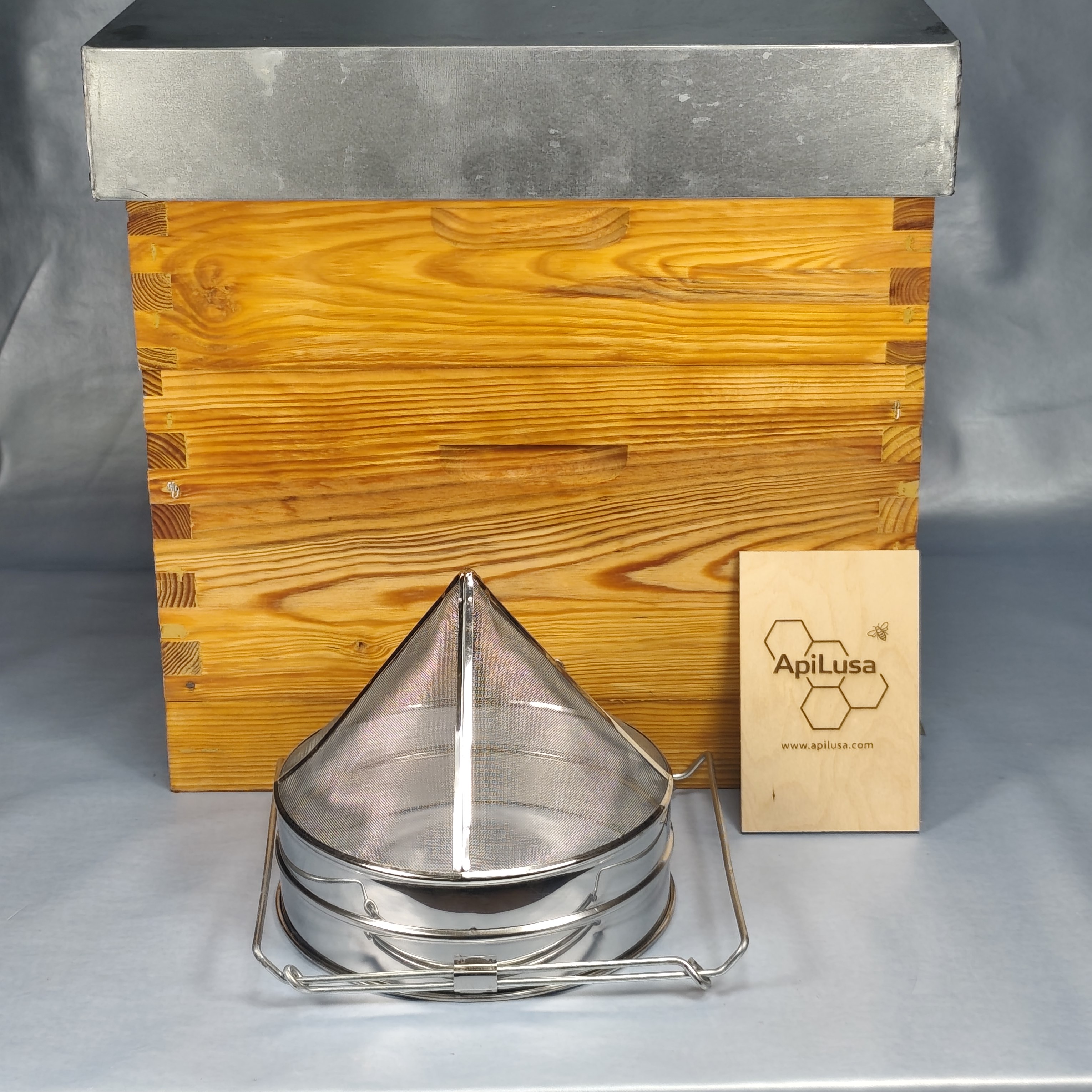 Conical Honey Strainer/Filter with Extendable Handles