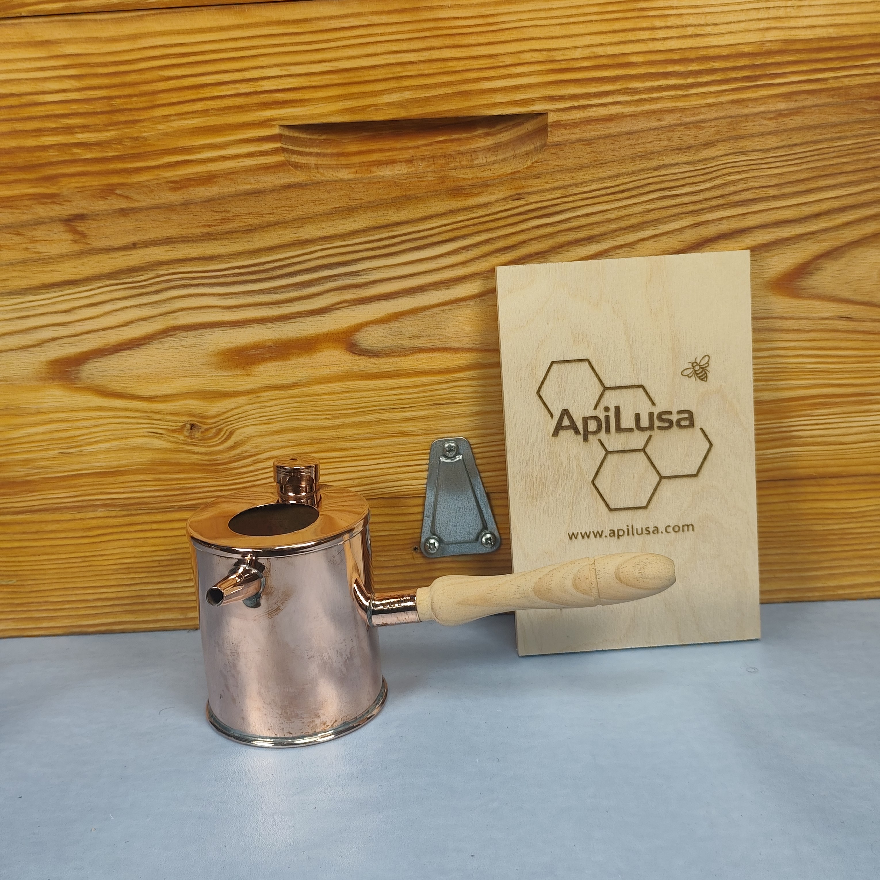 Caldeirinha banho maria cobre para derreter cera