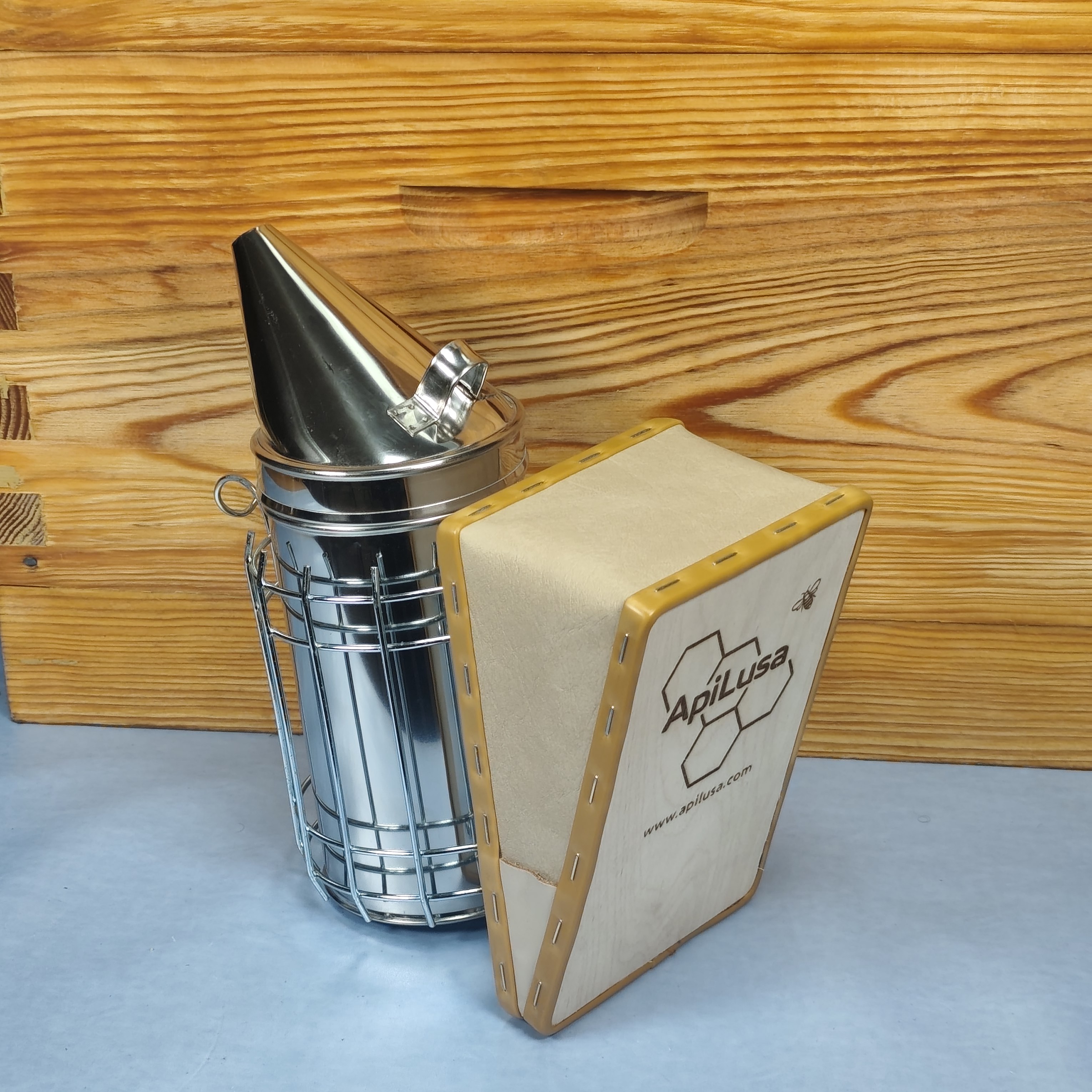 Fumigador antichispa aço inox com proteção