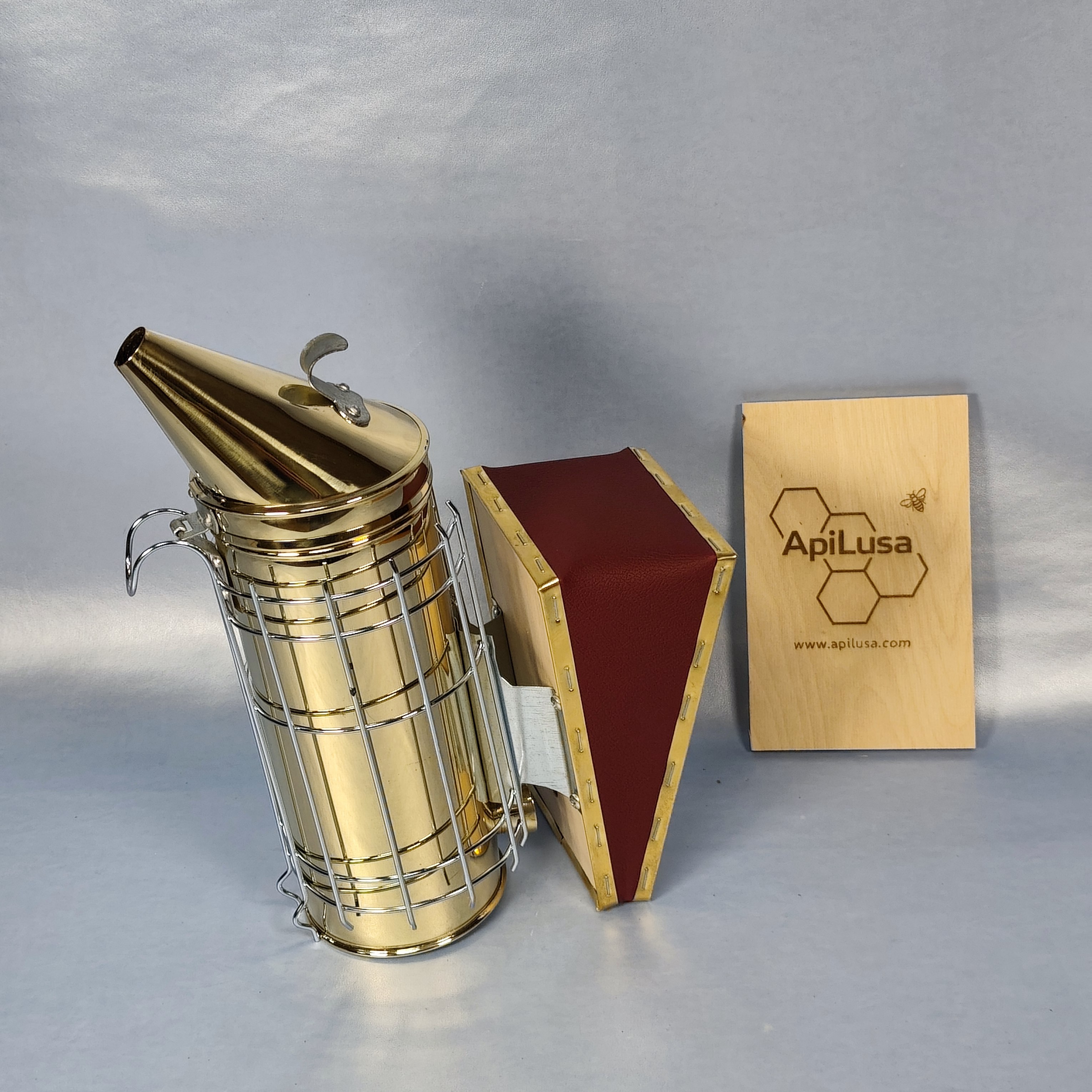 Giant Brass Smoker with Heat Shield