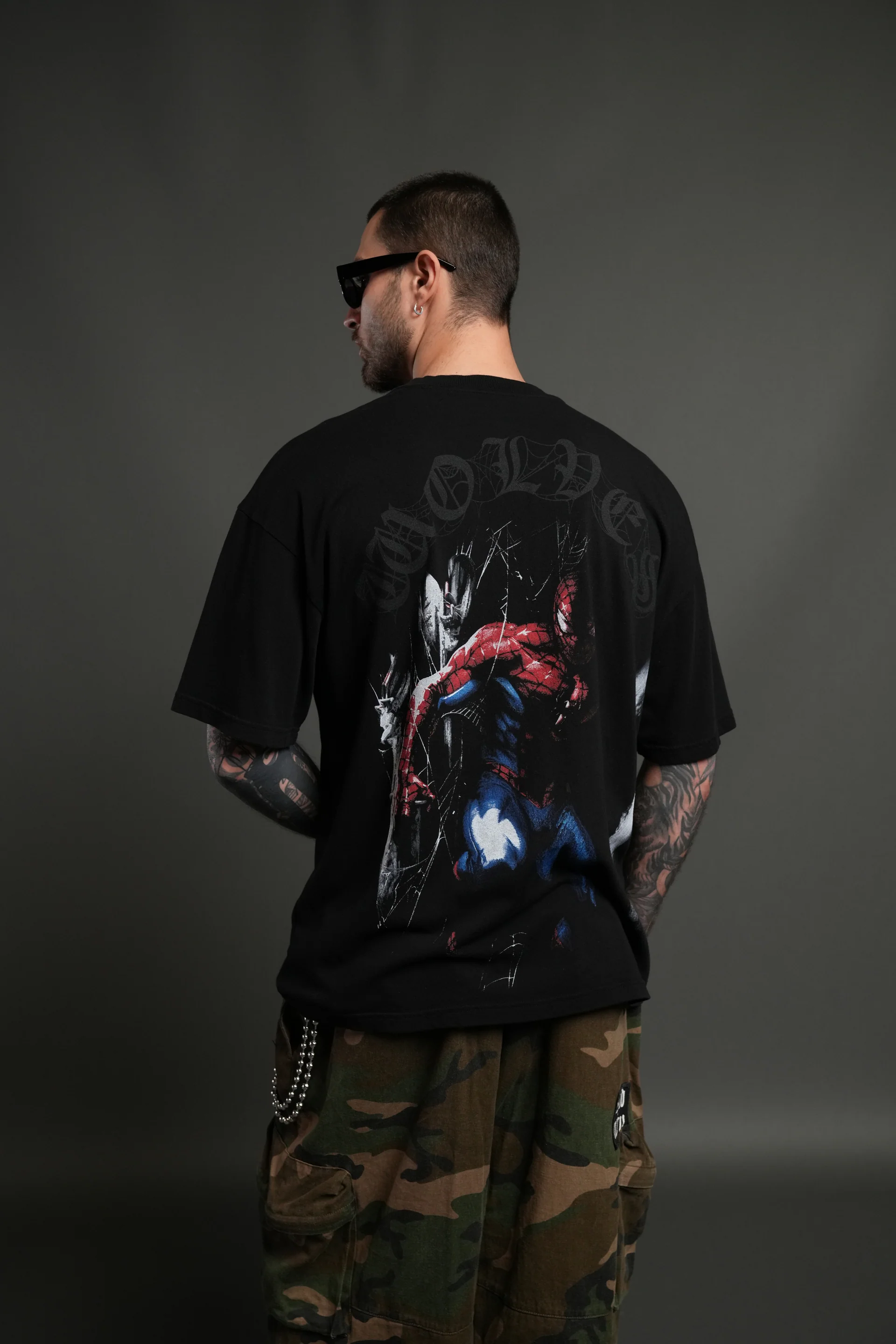 Webs and Shadows Premium Oversized Tee - DarcSport