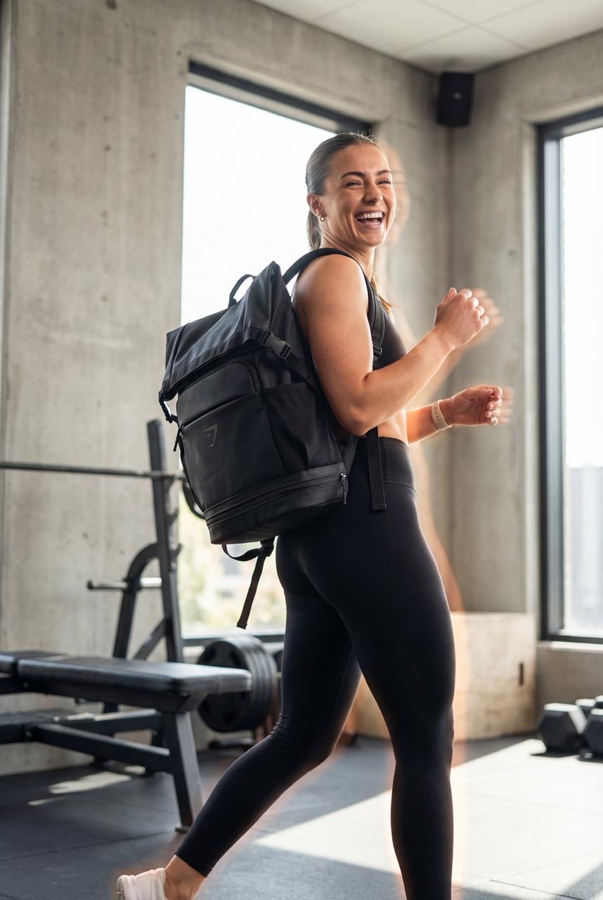 Sleek Backpack Roll Top - Gymshark 