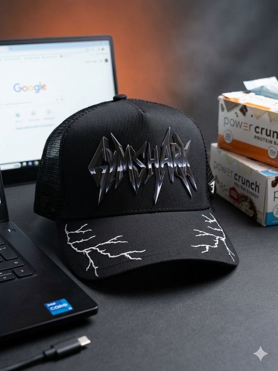 Lightning Graphic Trucker Cap - Gymshark
