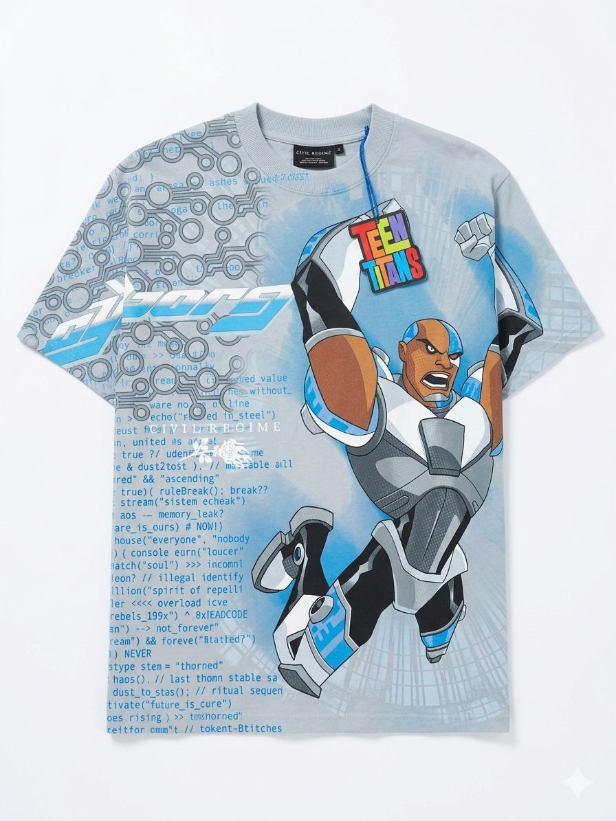 Teen Titans Oversized Tees - Civil Regime