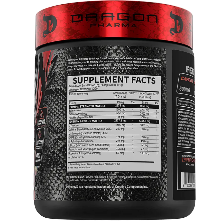 Venom Pre Workout - DRAGON PHARMA