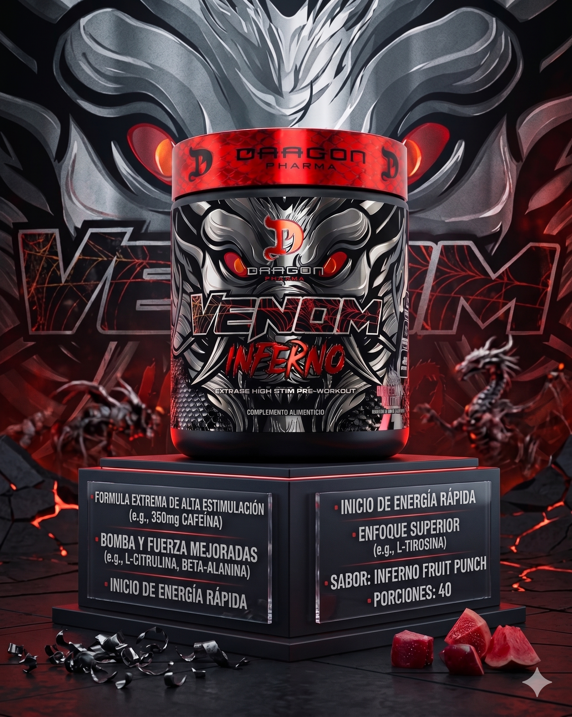 Venom Pre Workout - DRAGON PHARMA