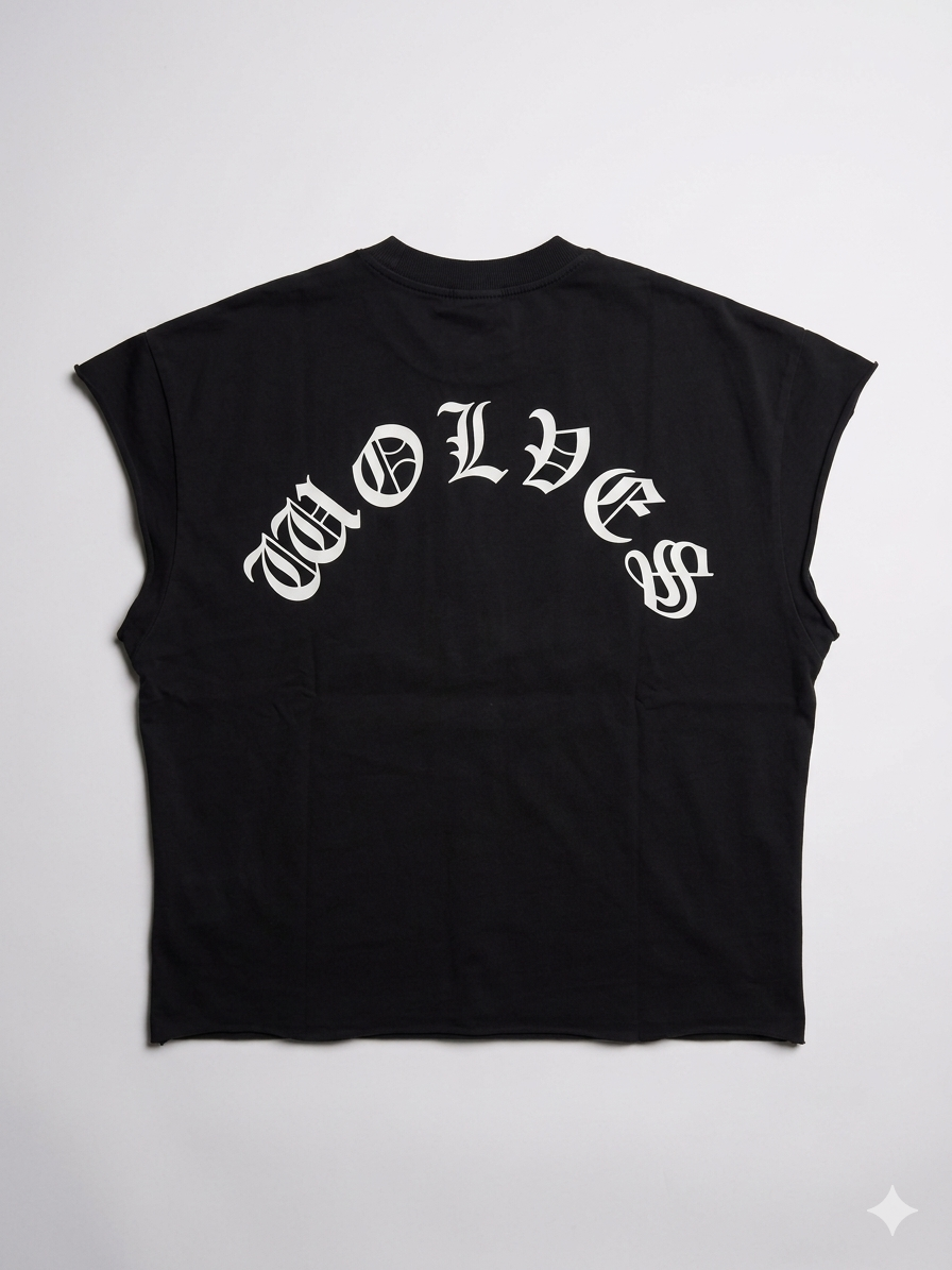 Okami Chopper Grunge Cut-Off Tee - DARCSPORT