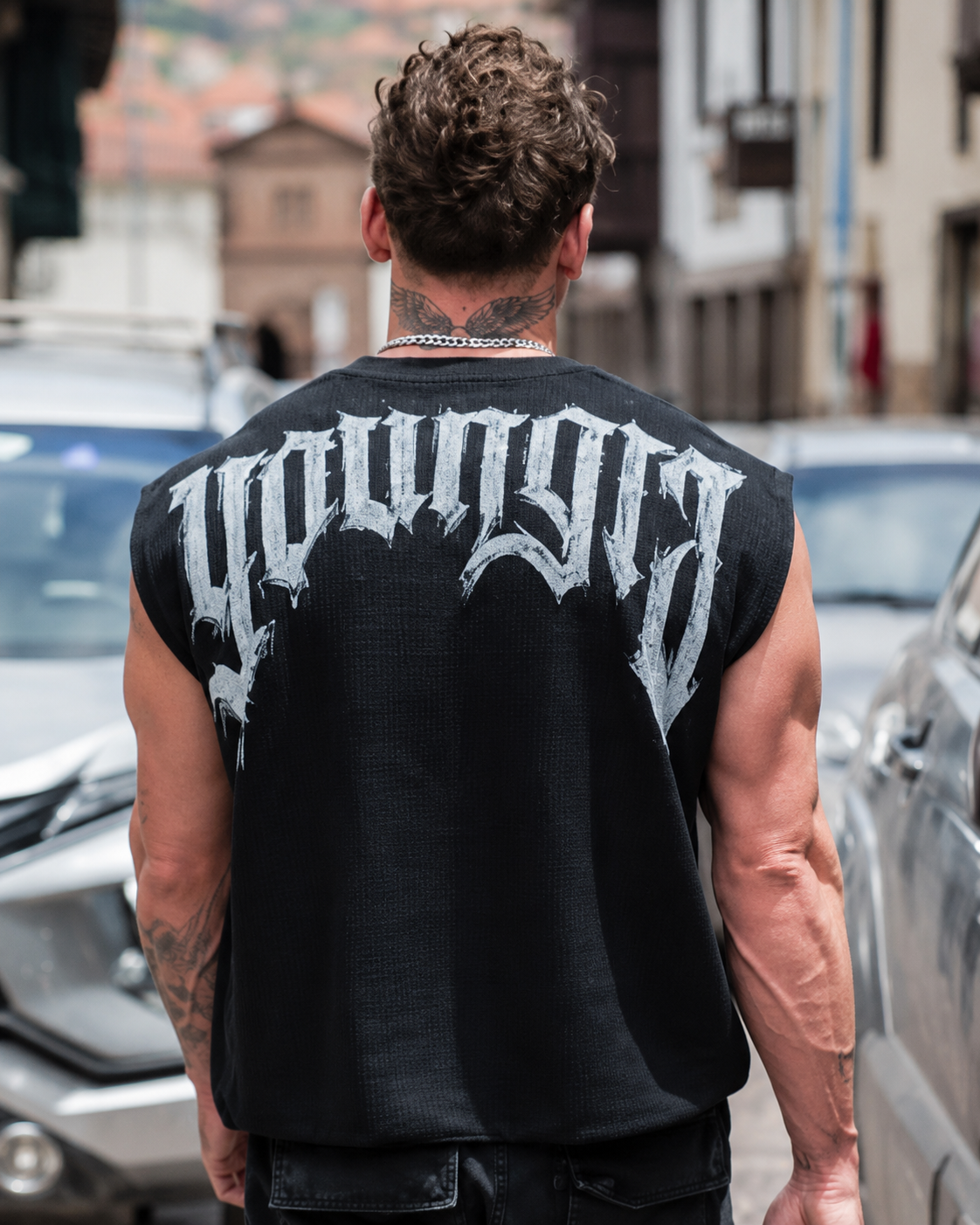 3012 - Playera Drop Shoulder Knit Cut-off