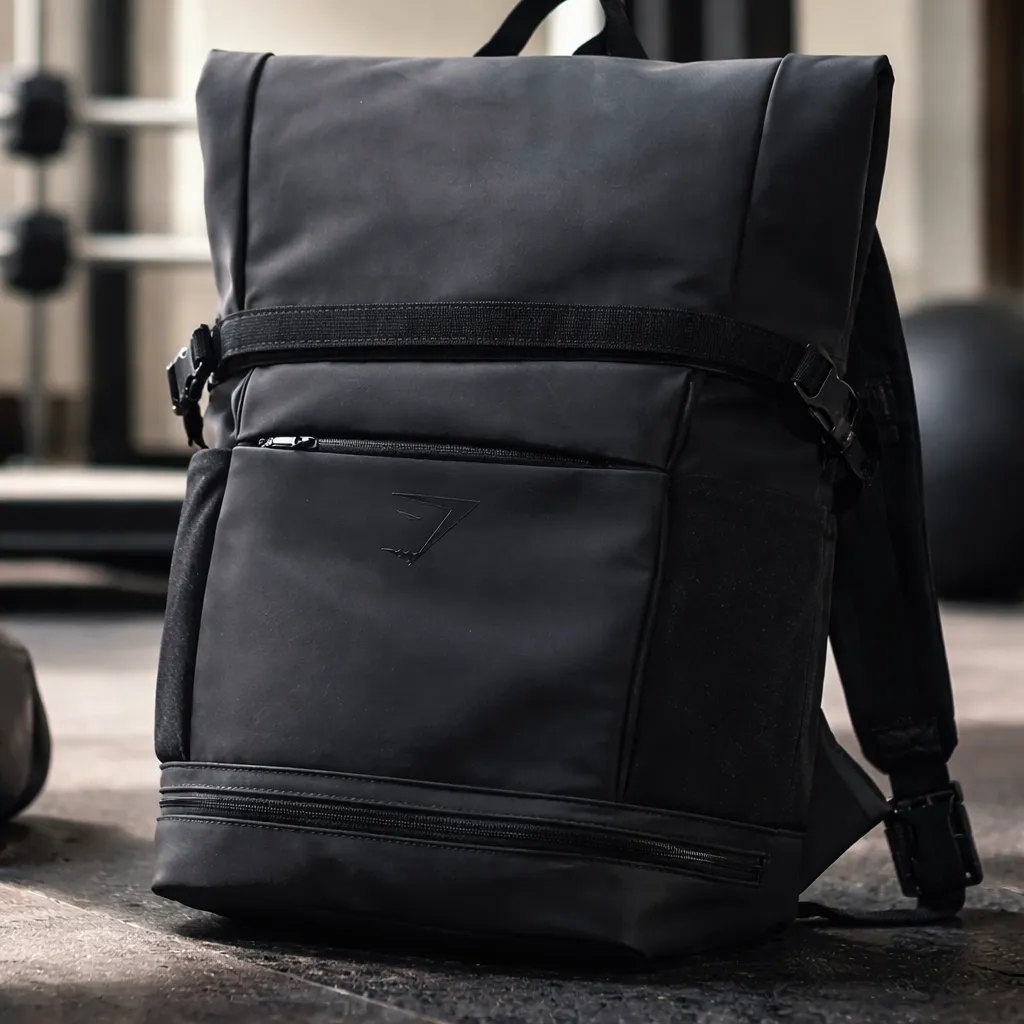 Sleek Backpack Roll Top - Gymshark 