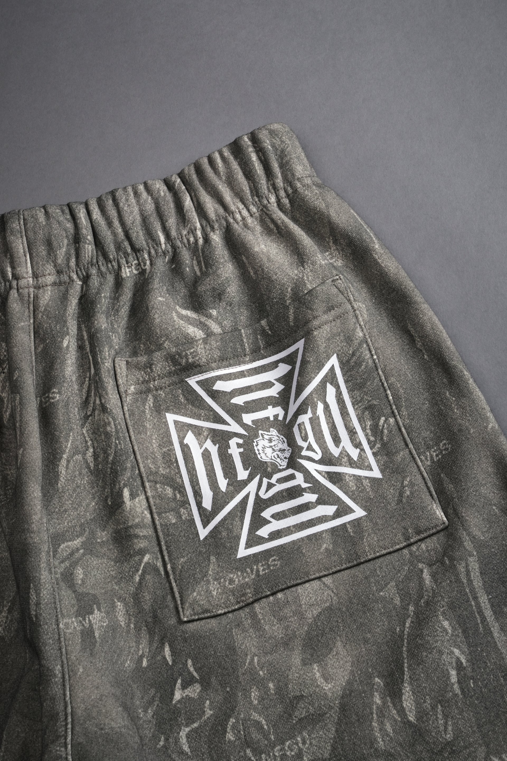 Dual Core Raw Hem Oversized Post Lounge 