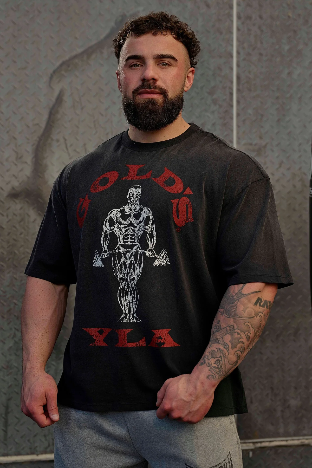 4213 - Gold's Iron Legacy Icon Tees