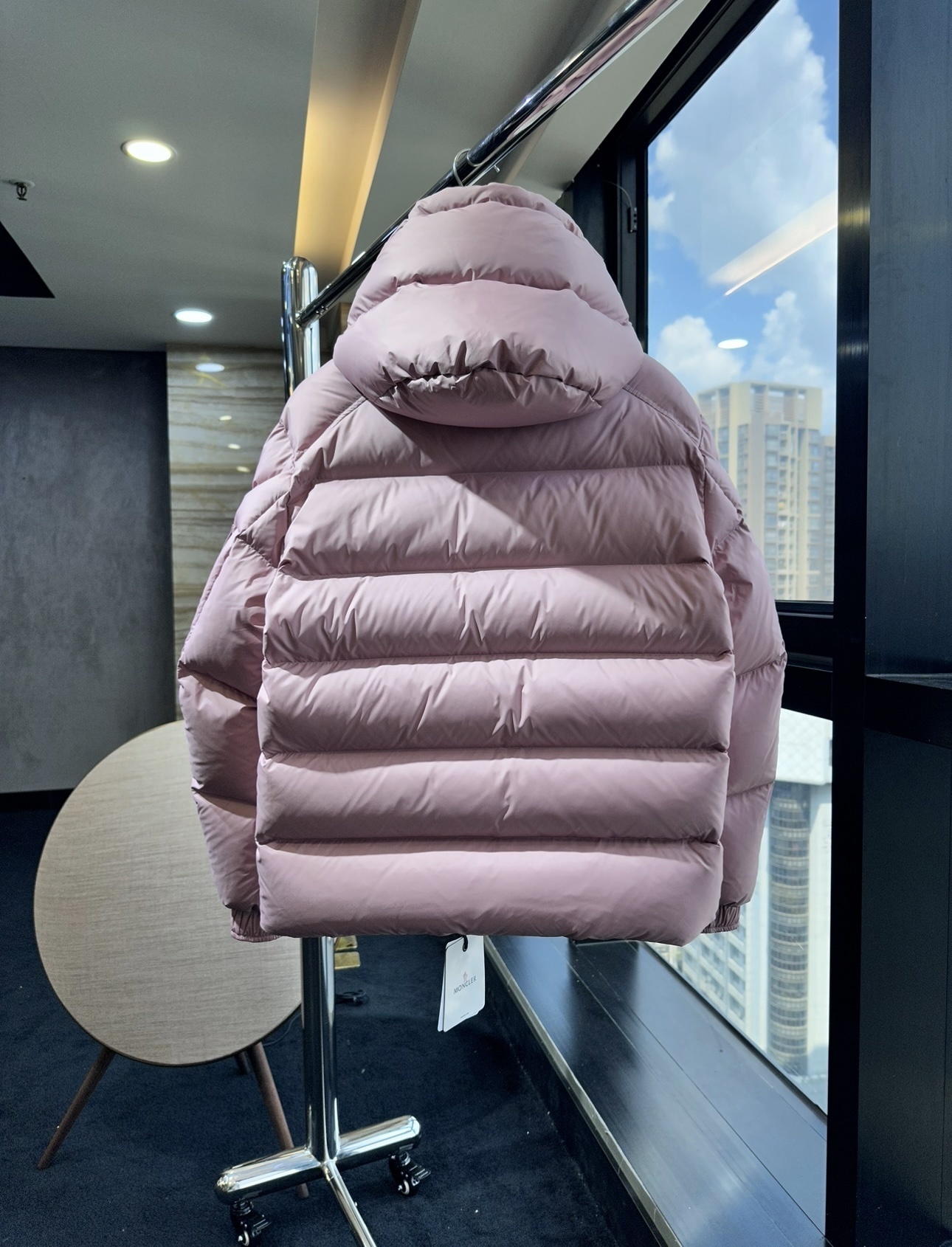 Moncler Maya 70 Hooded Short Down Jacket