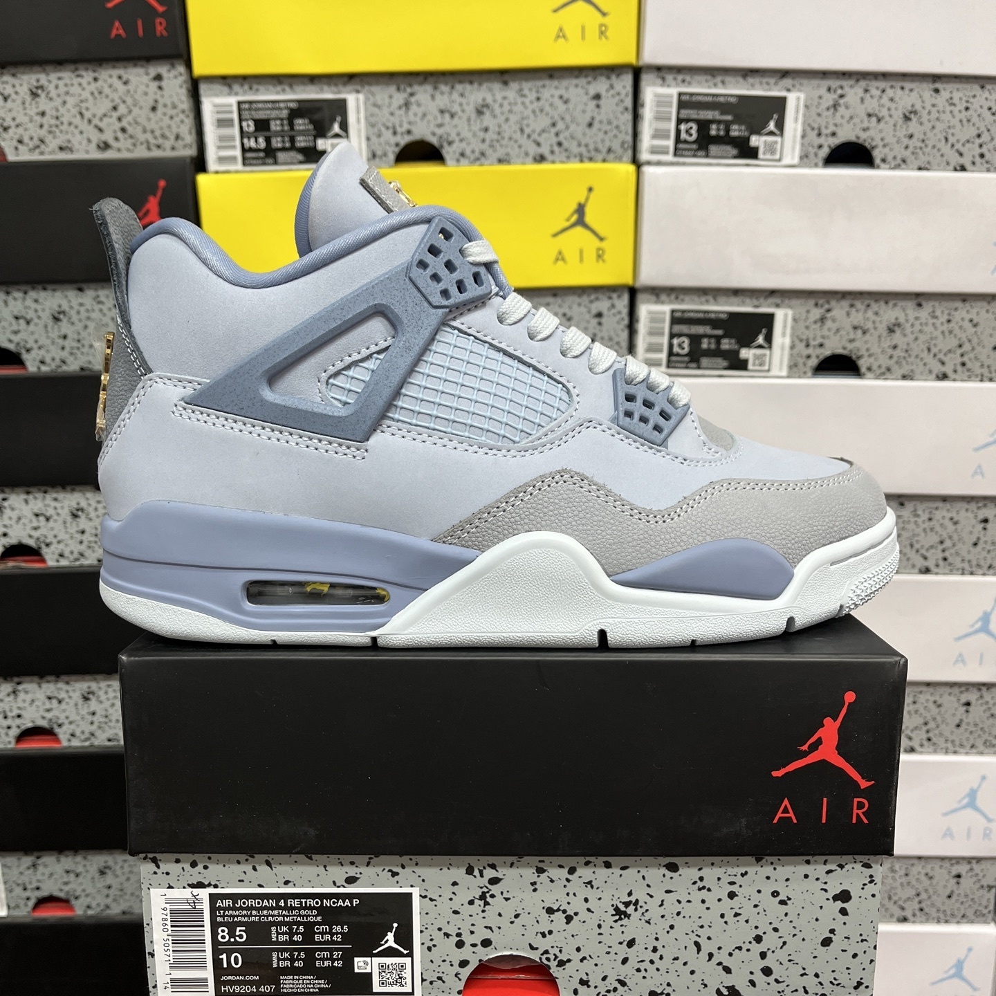 Jordan 4 Retro 'UNC Tarheels' PE