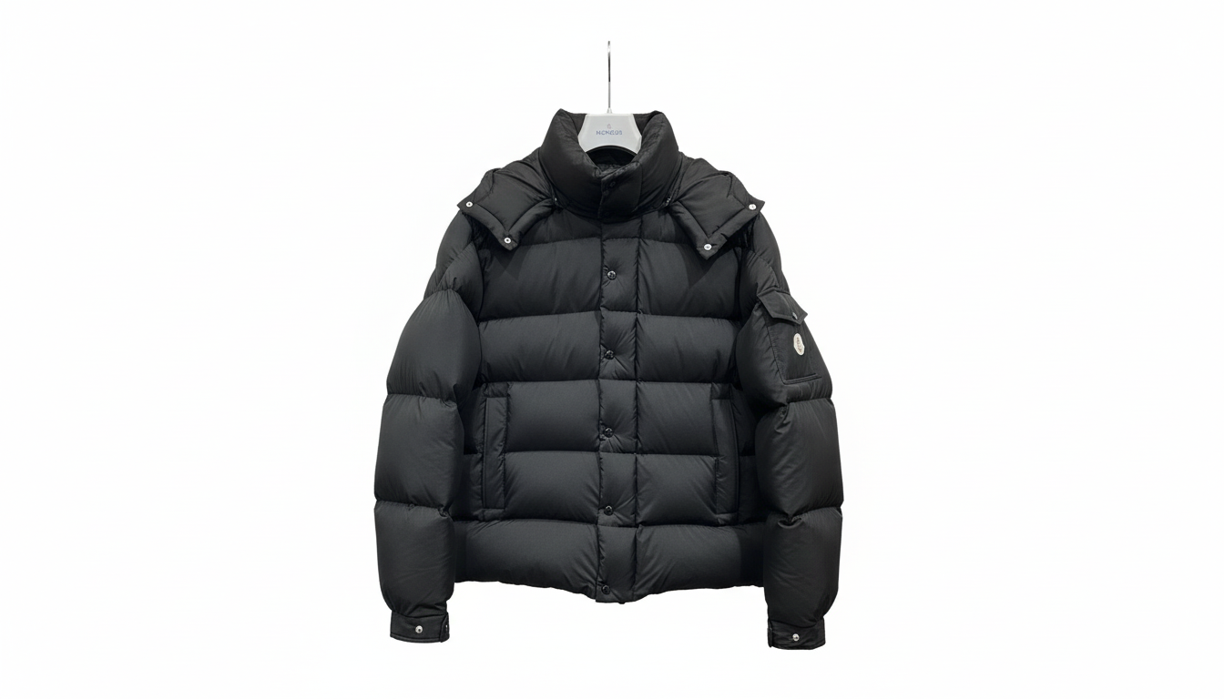 Moncler Maya 70 Hooded Short Down Jacket