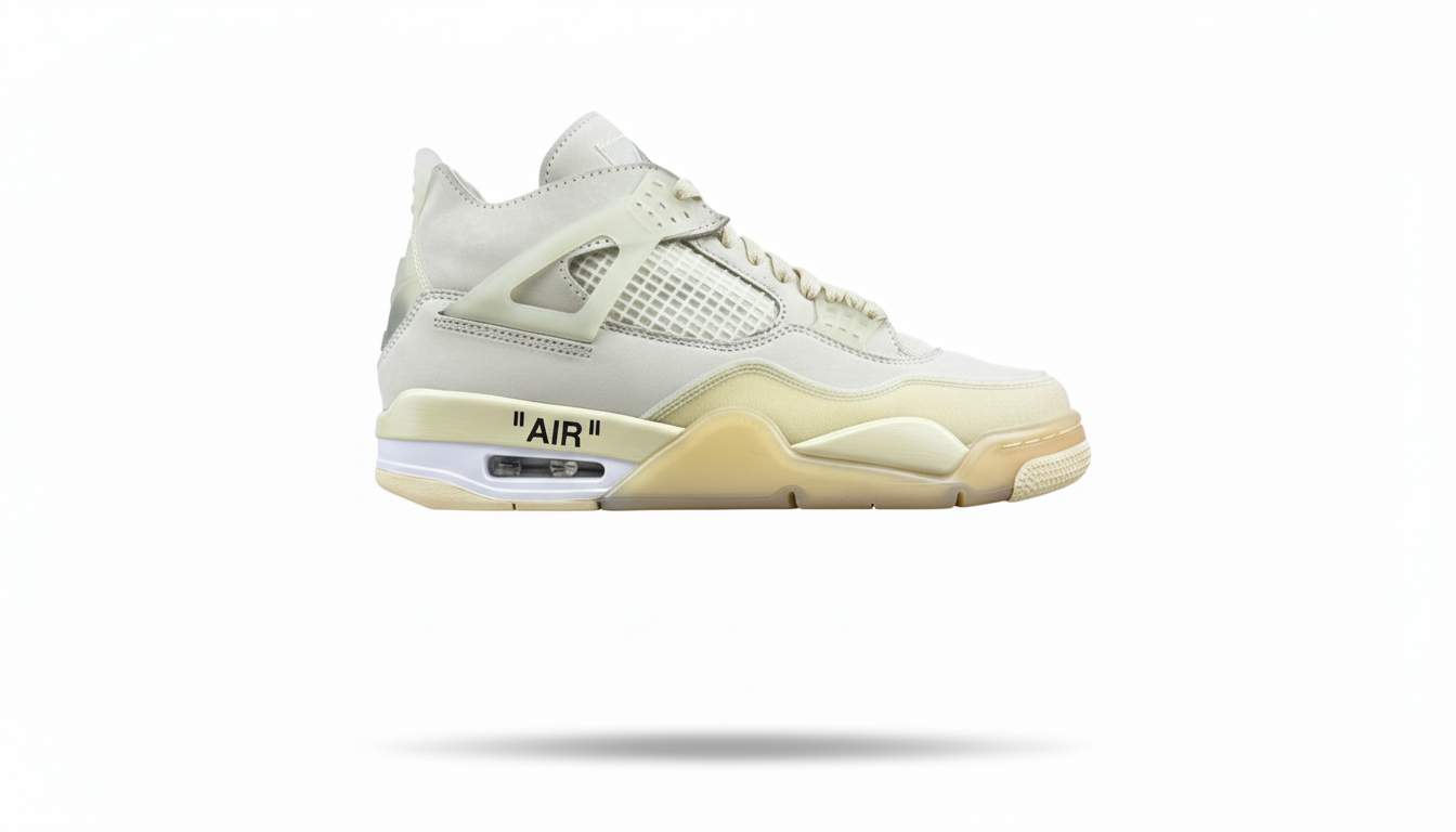 Off-White x Wmns Air Jordan 4 Retro SP 'Sail'