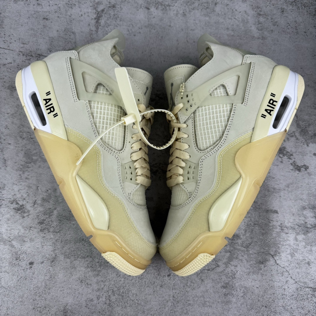 Off-White x Wmns Air Jordan 4 Retro SP 'Sail'