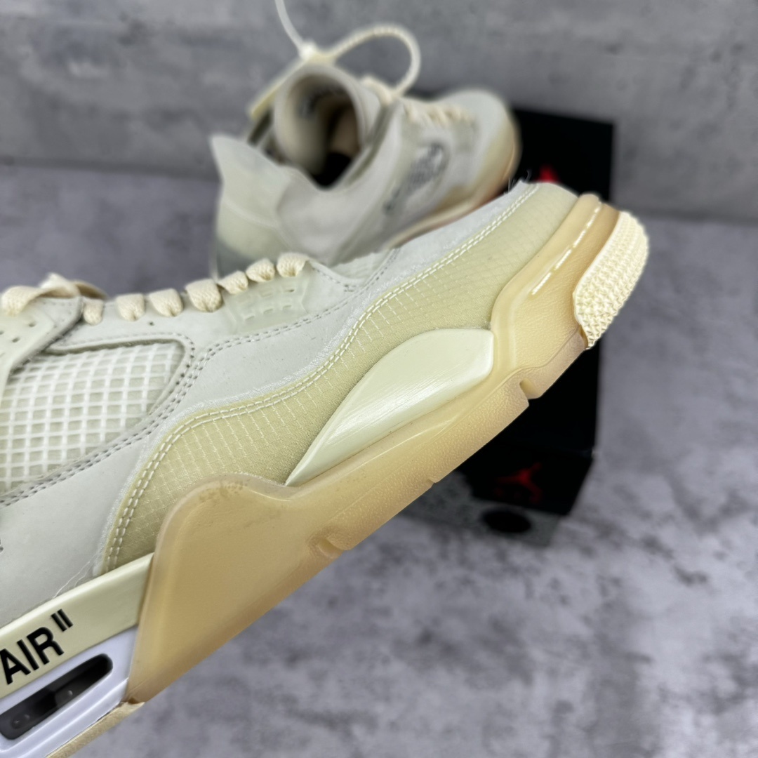 Off-White x Wmns Air Jordan 4 Retro SP 'Sail'