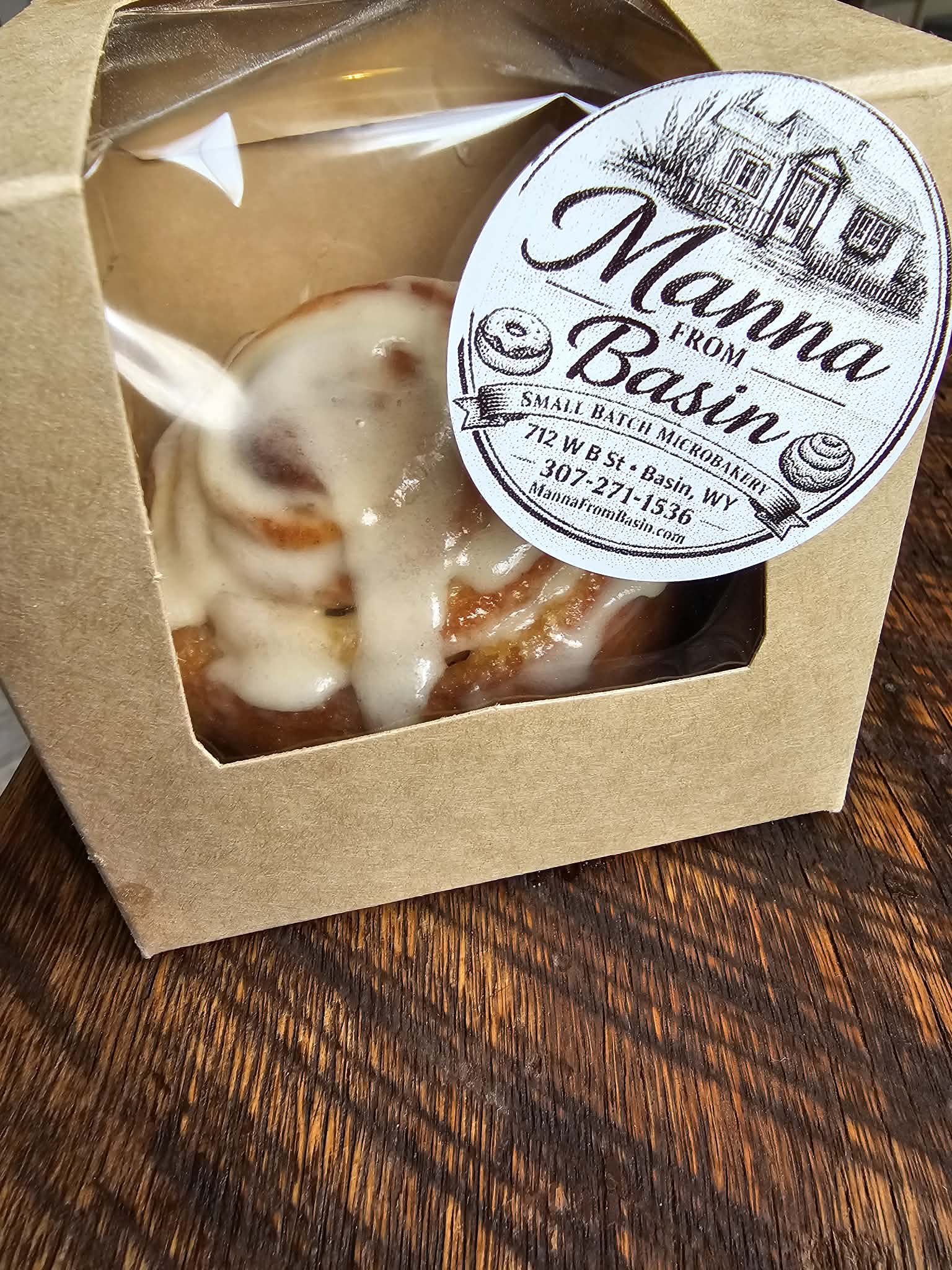 Personal Box  Cinnamon Roll May 20th and 22nd