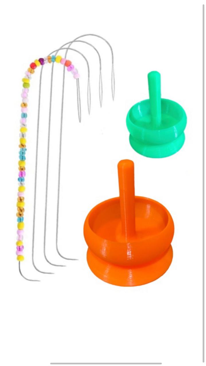 Roletinho + Agulha curva Aberta na ponta