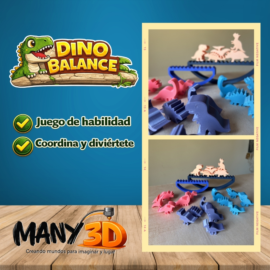 Juego de Equilibrio Dinosaurios