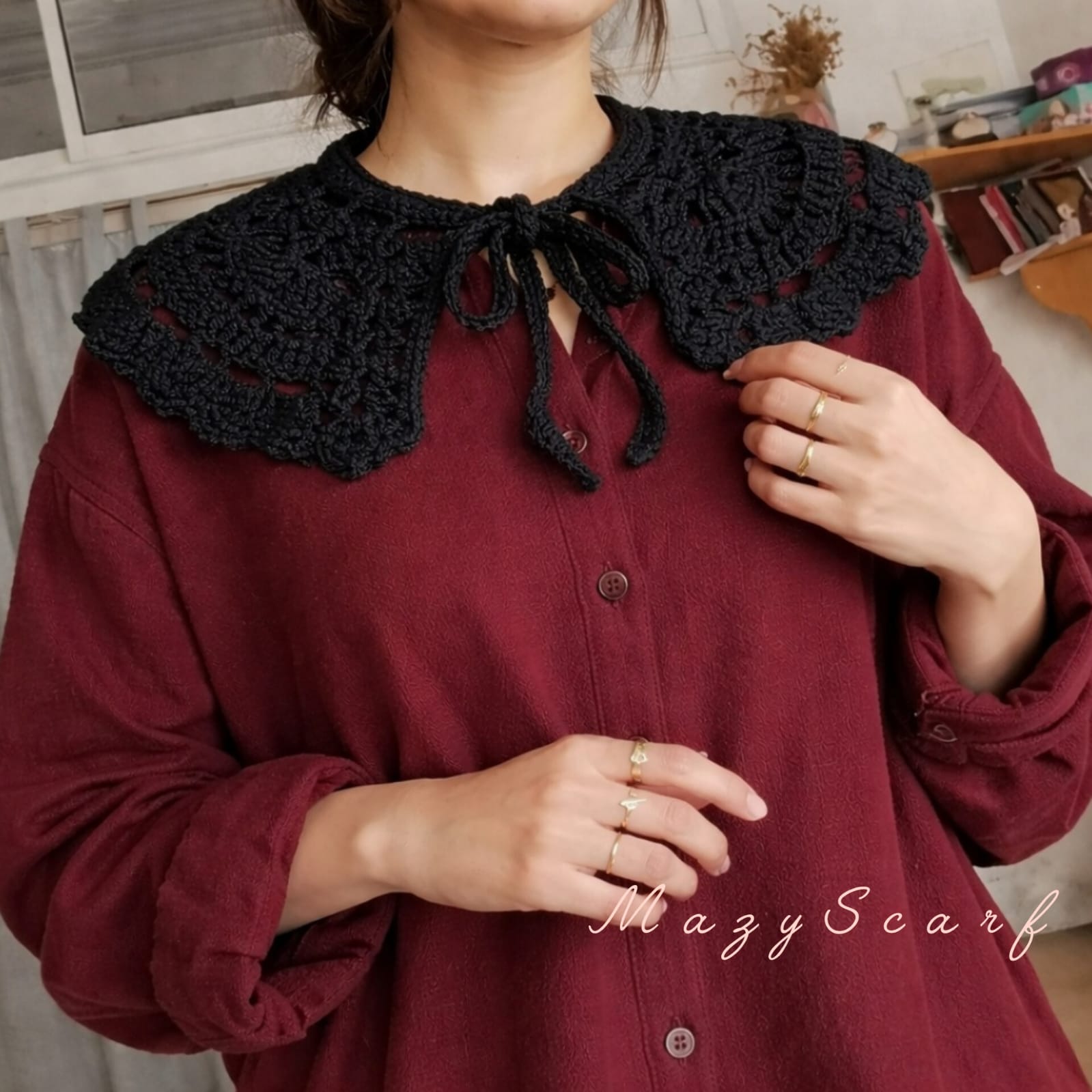 Col au crochet - Soft Lace 