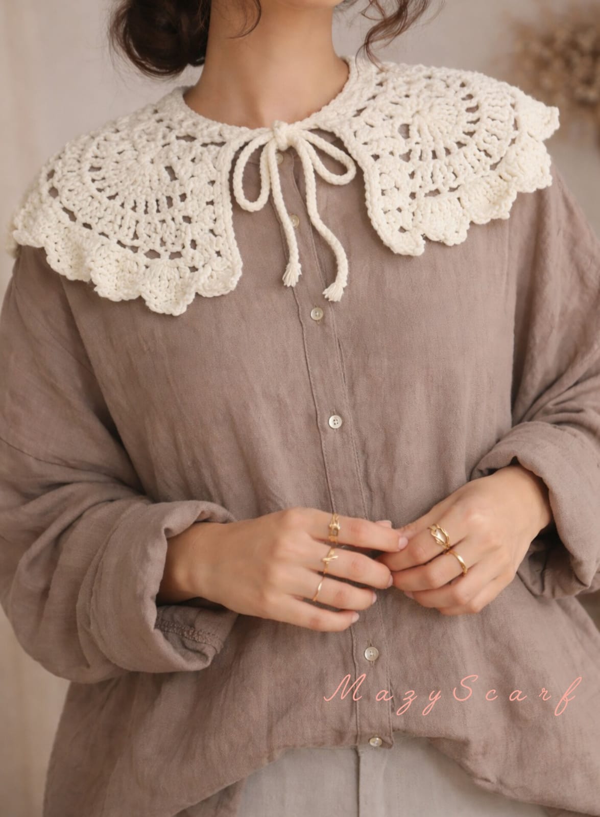 Col au crochet - Soft Lace 