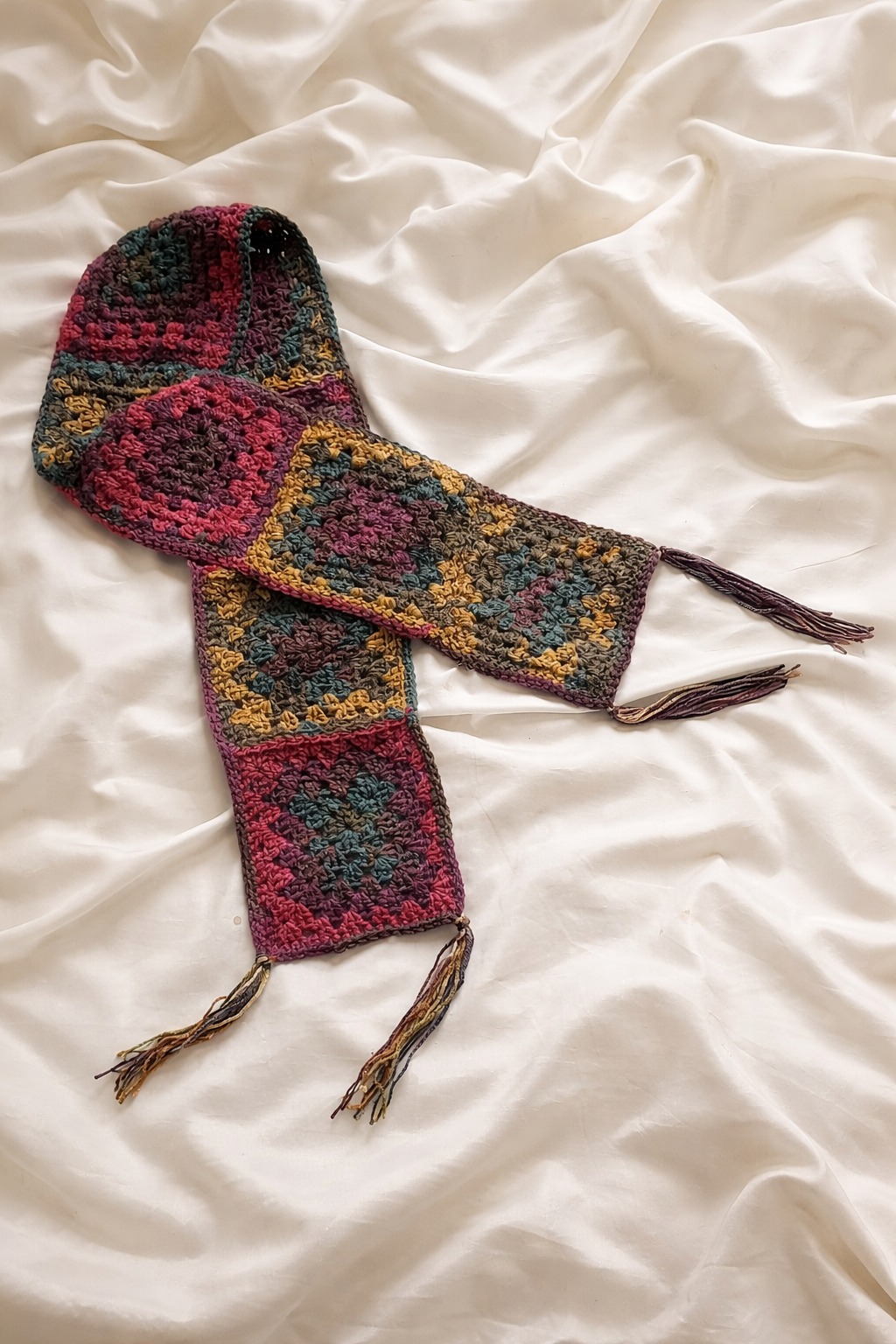 Echarpe au crochet - Boho Granny 