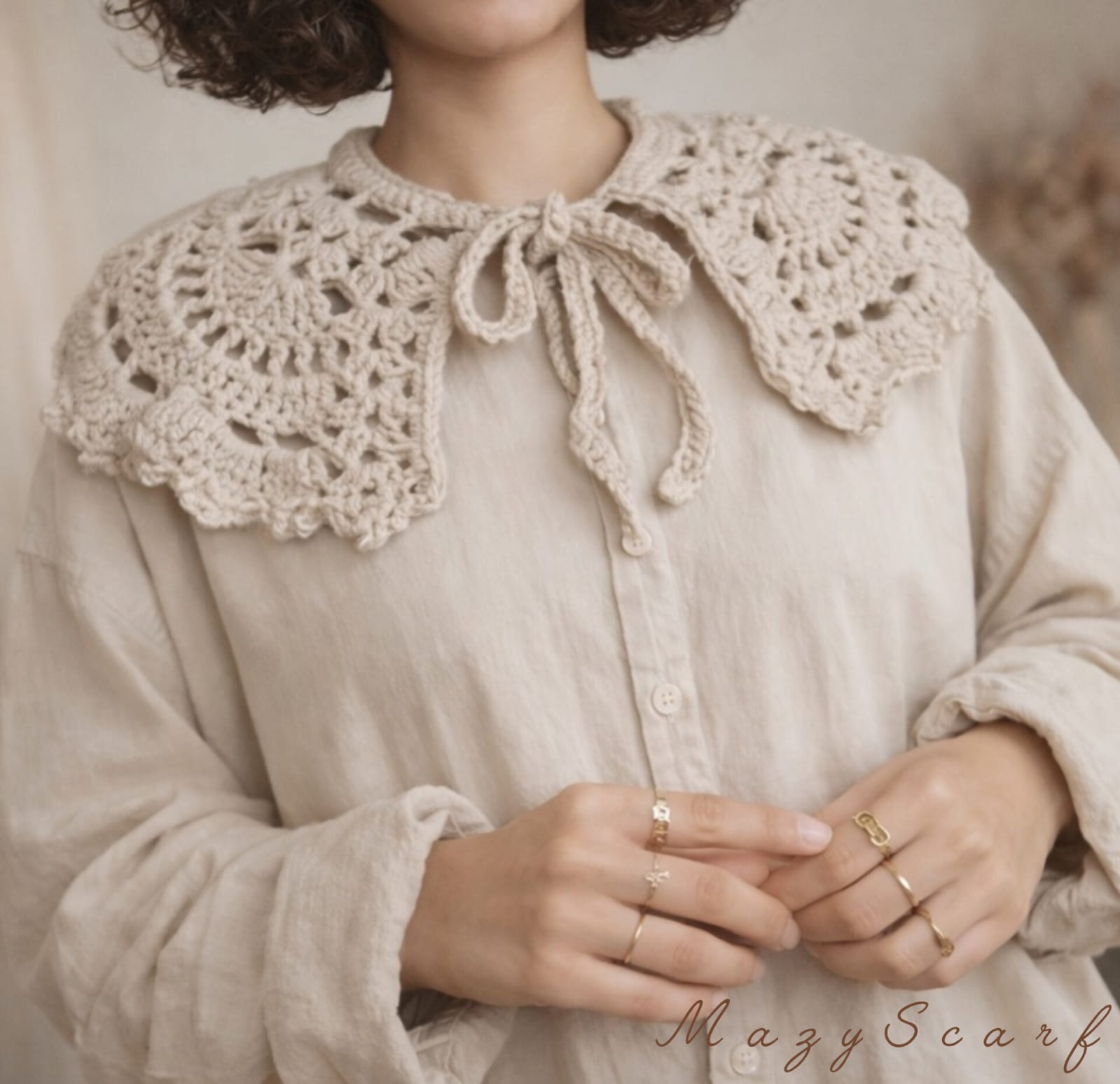 Col au crochet - Soft Lace 