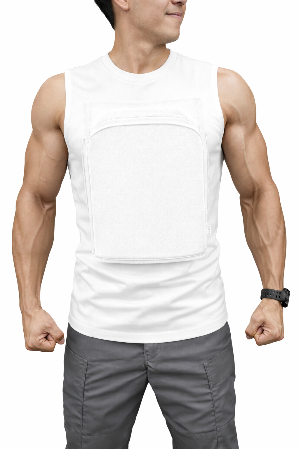 Playera Táctica Porta Placa – Compartimento Interno Oculto