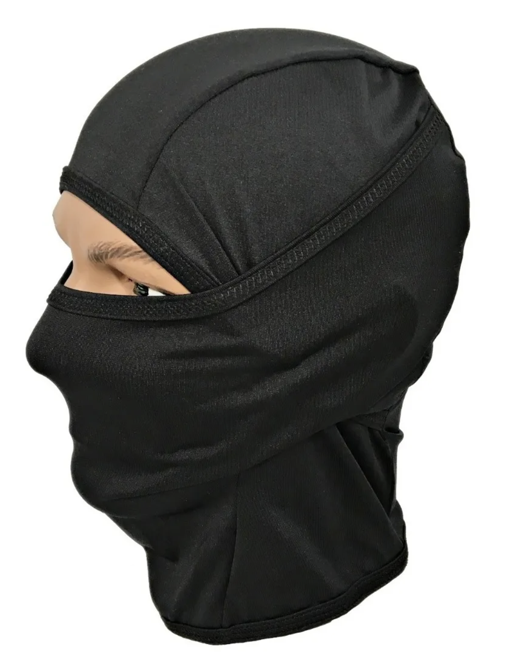 Pasamontaña Táctico 3 Posiciones Negro | Licra Transpirable UV