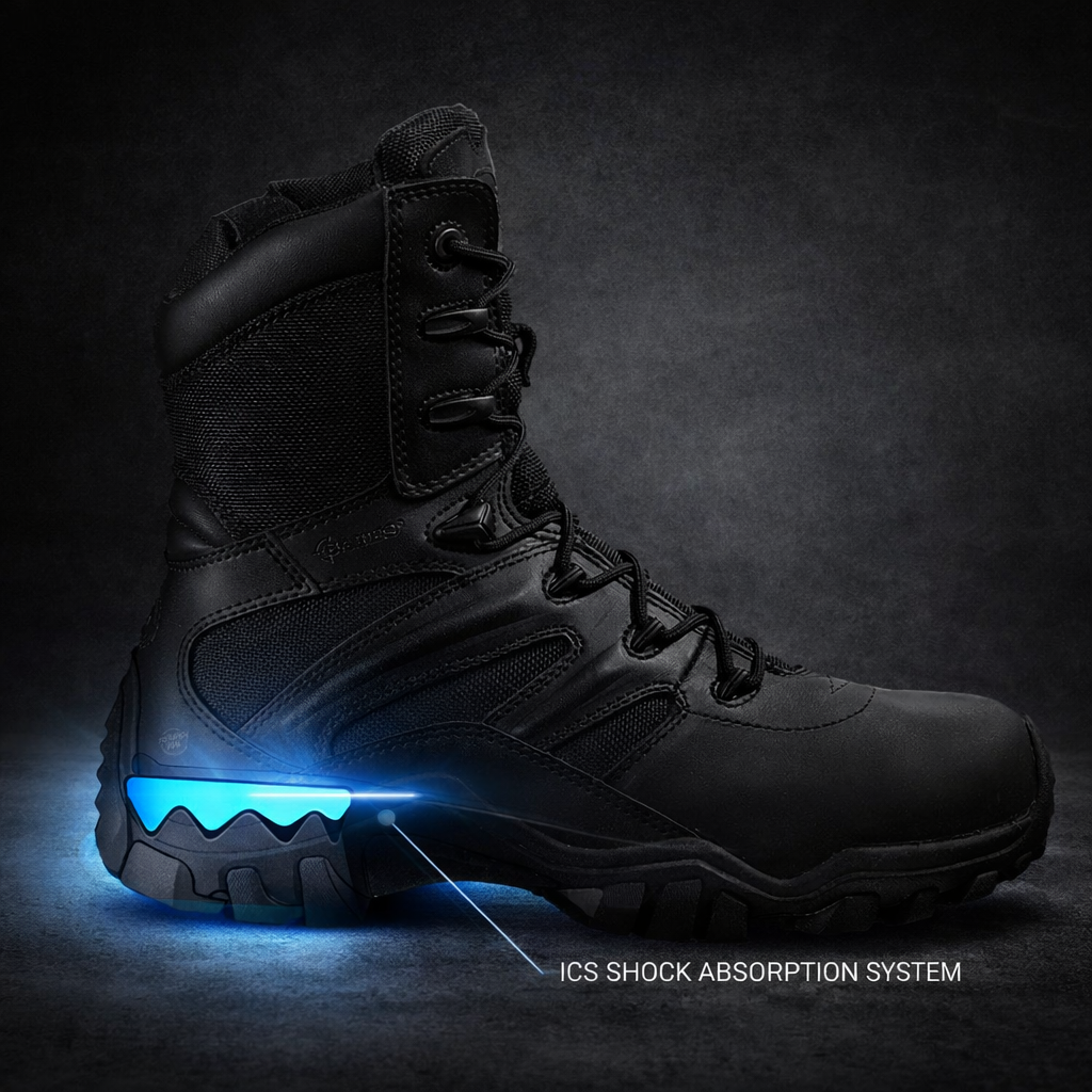 Botas Tacticas Bates Delta 8 Tecnología Ics Cuero Balístico
