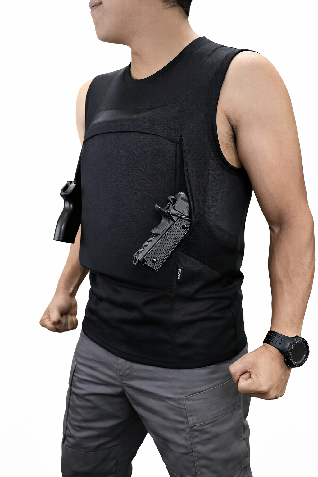 Playera Táctica Porta Placa – Compartimento Interno Oculto