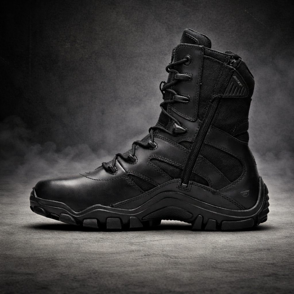 Botas Tacticas Bates Delta 8 Tecnología Ics Cuero Balístico