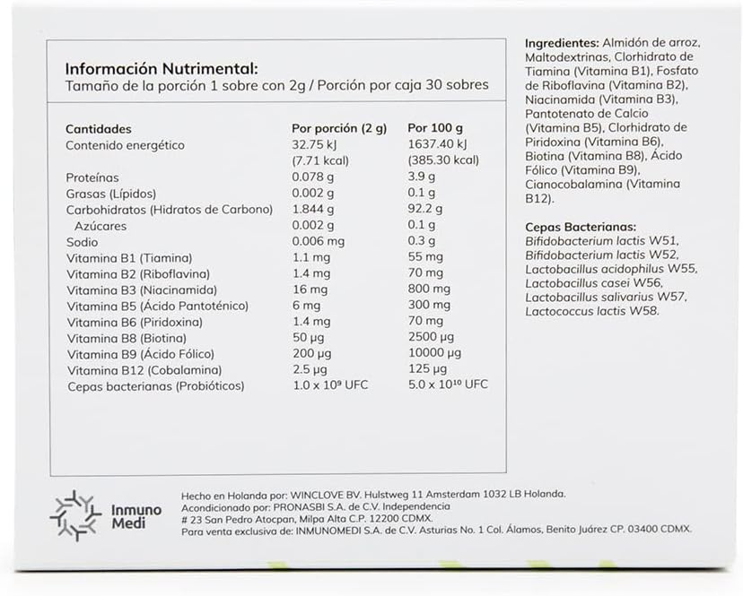 Daily PRO - 15 | Probióticos en Polvo para Niños | 30 Billones de UFC | 6 Cepas | 30 sobres
