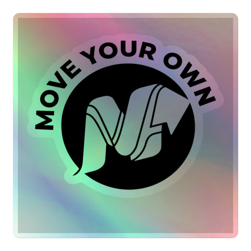 Holographic Myo Peak limited edition stickers