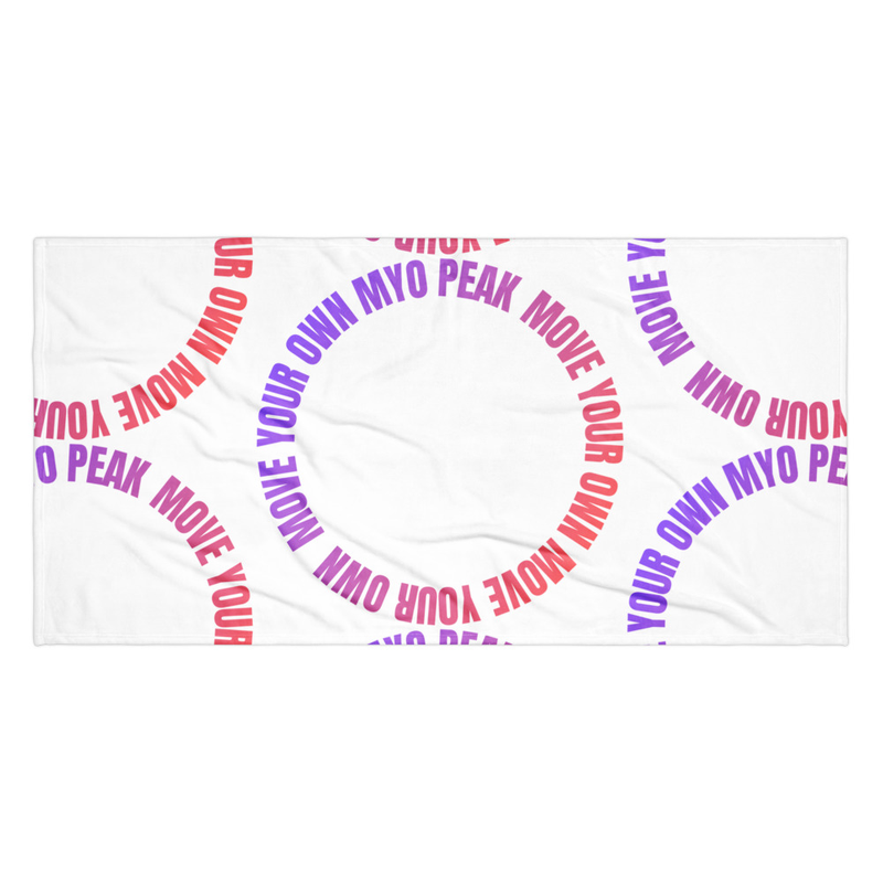 Myo Peak towels, Move Your Own Collection 