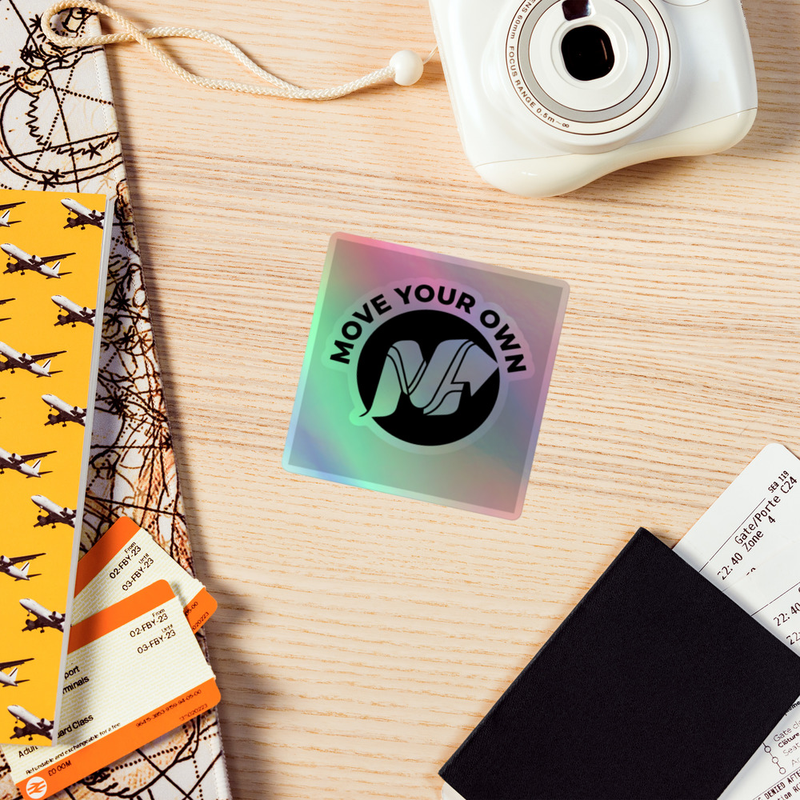 Holographic Myo Peak limited edition stickers