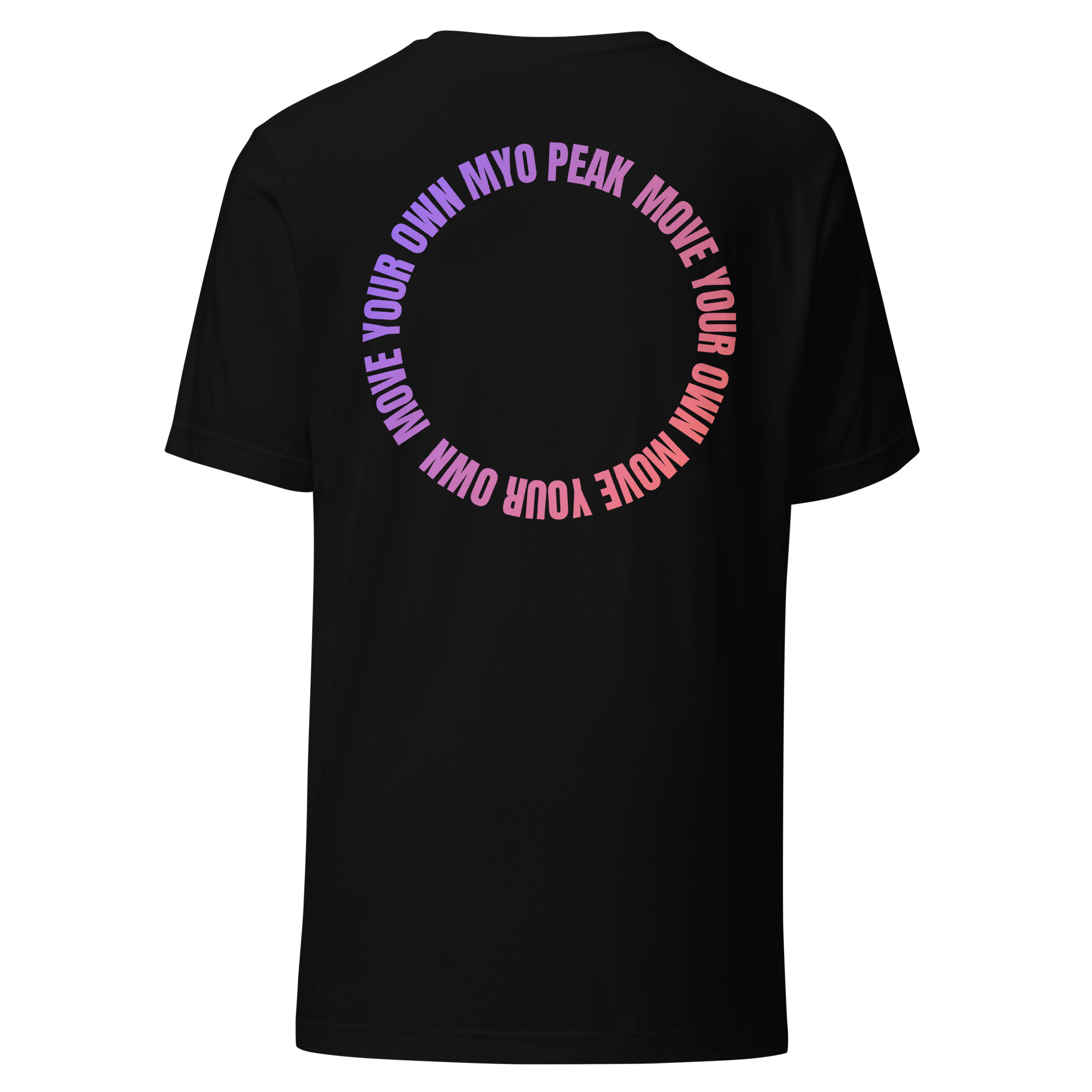Myo peak t-shirt, Move Your Own collection 