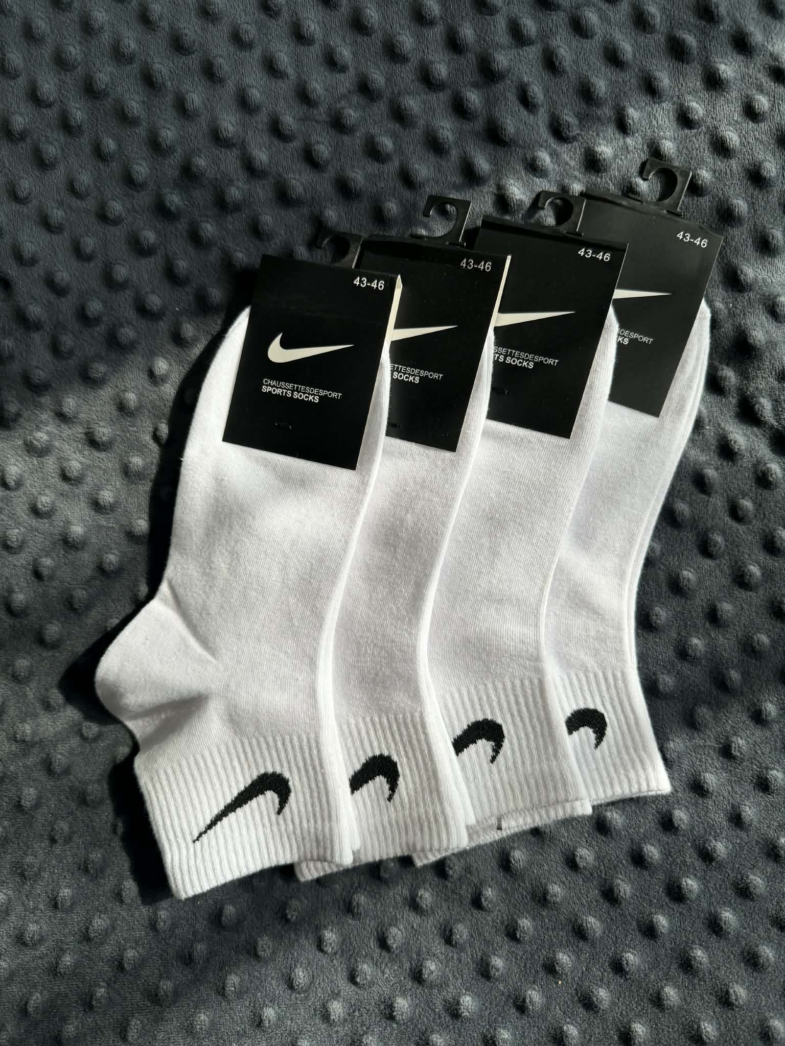 Nike sportinės kojinės (vidutinio ilgio) – baltos 10 porų