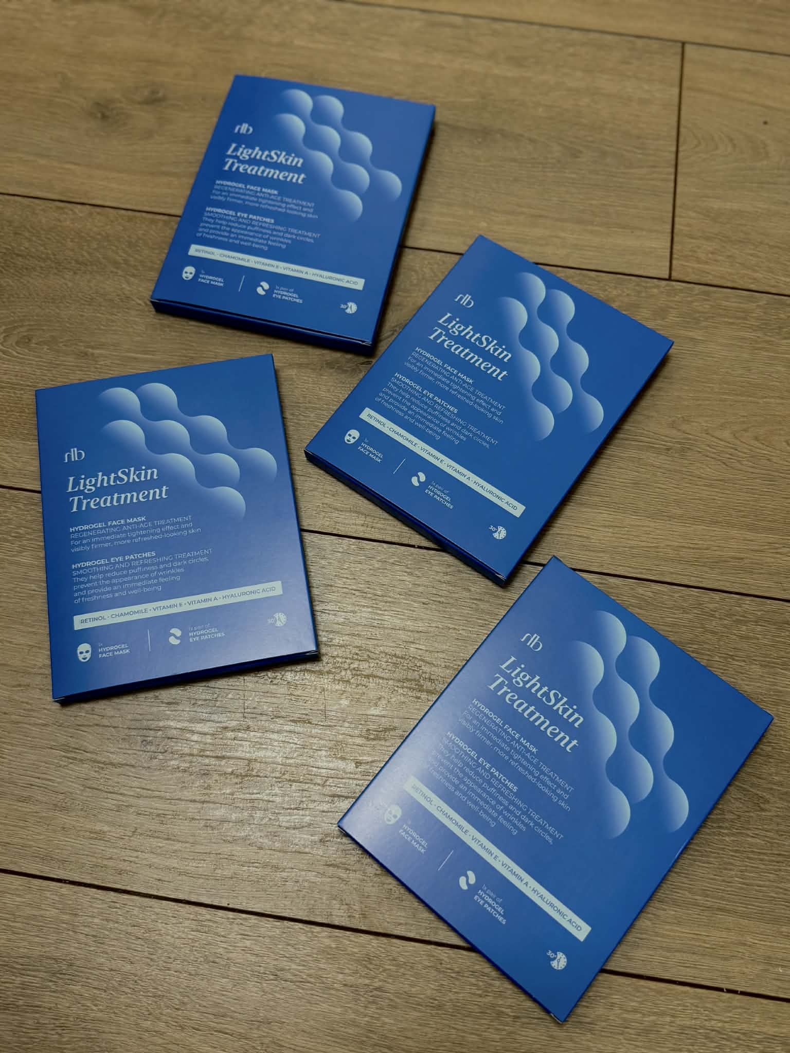 LightSkin Treatment – veido kaukė ir paakių pleistrai iš hidrogelio